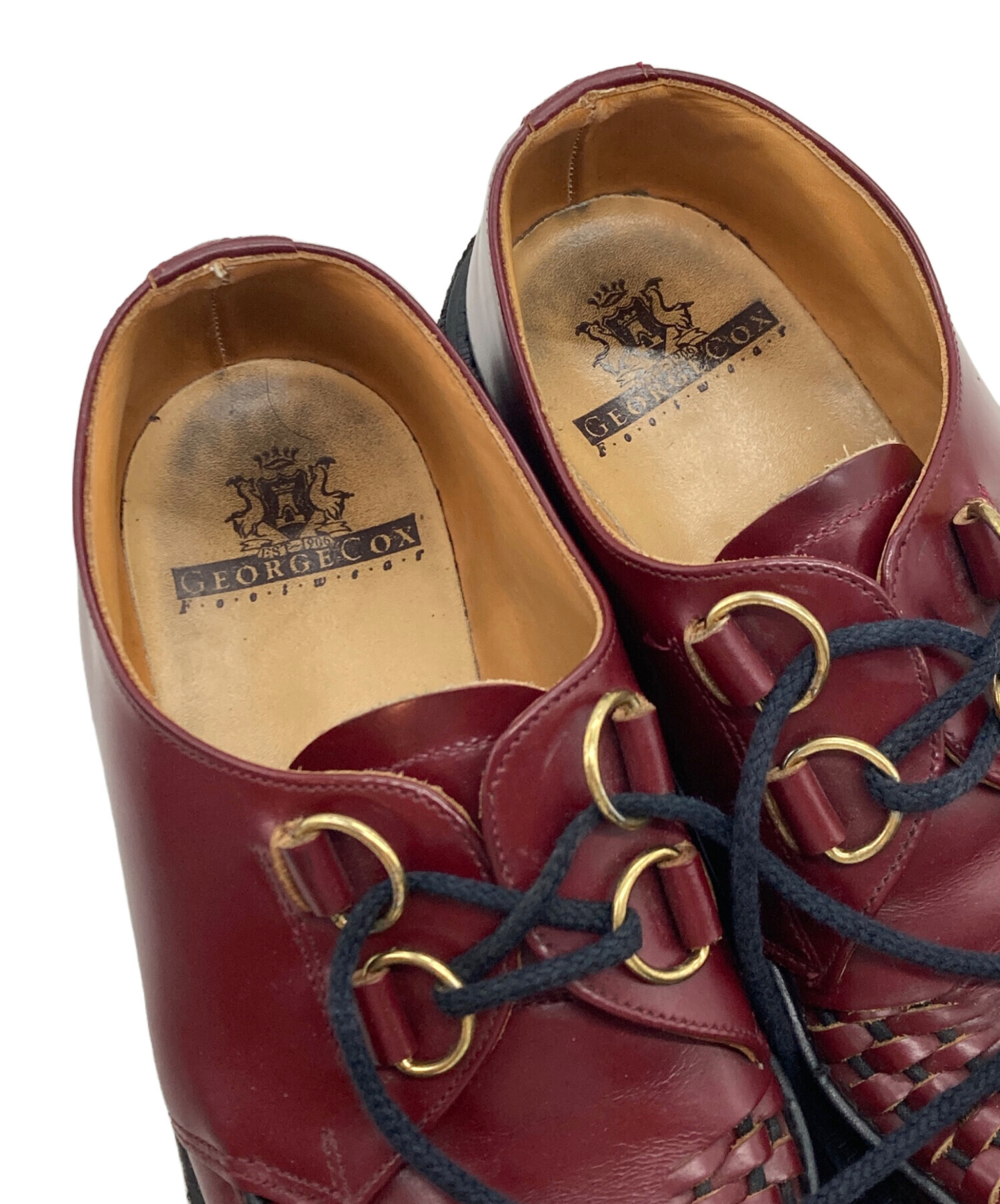 中古・古着通販】GEORGE COX (ジョージコックス) ラバーソールシューズ