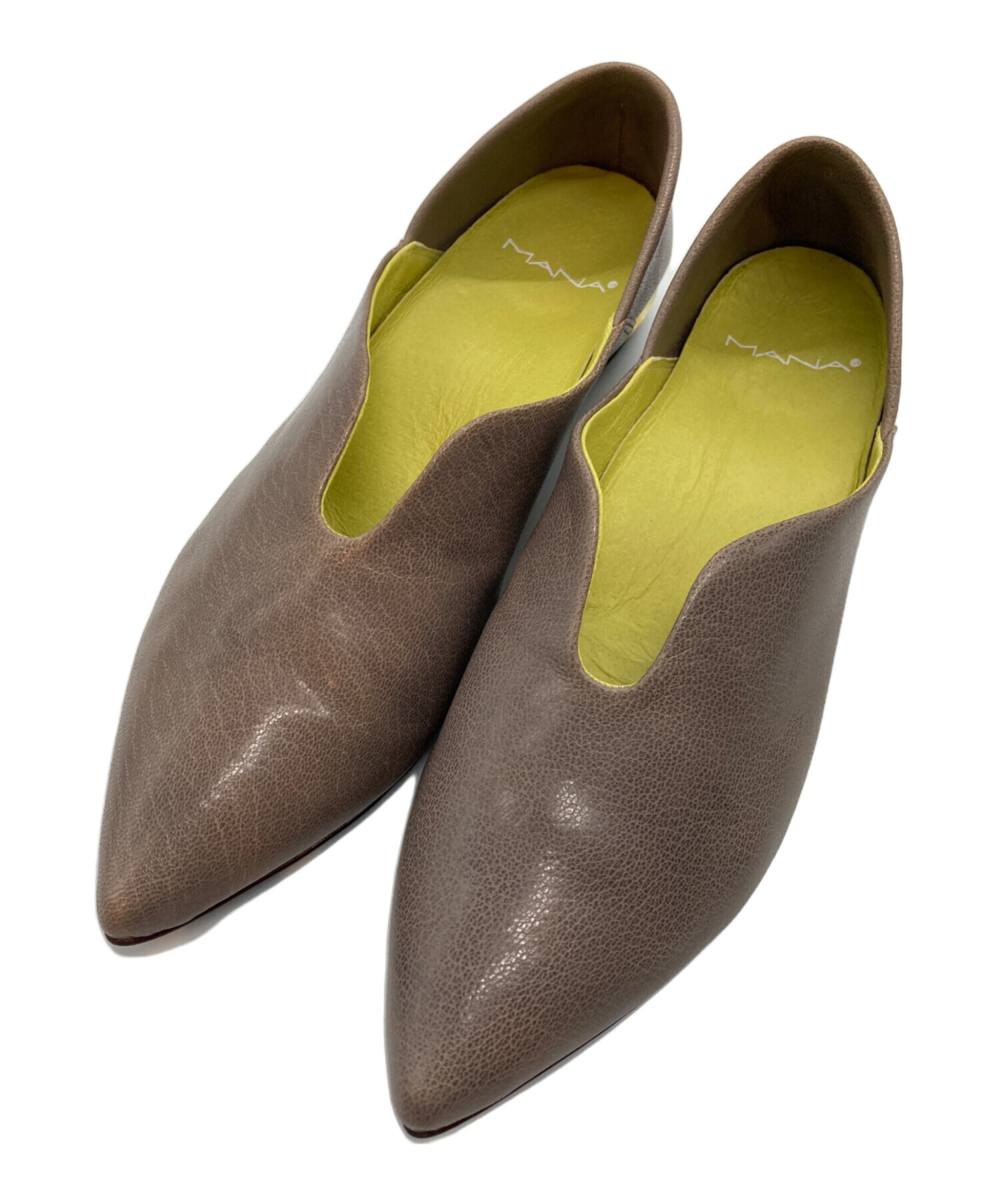 中古・古着通販】MANA (マナ) ふかふかバブーシュ ブラウン サイズ:35