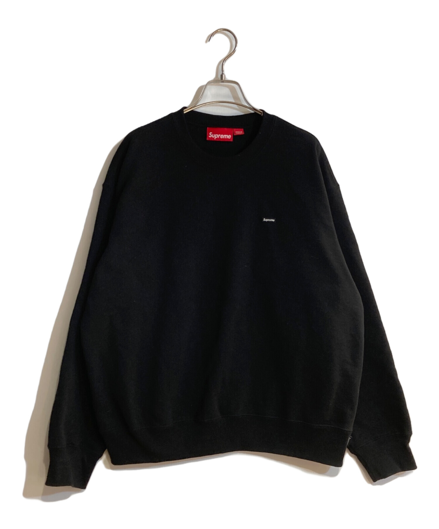 中古・古着通販】SUPREME (シュプリーム) Small Box Crewneck ブラック