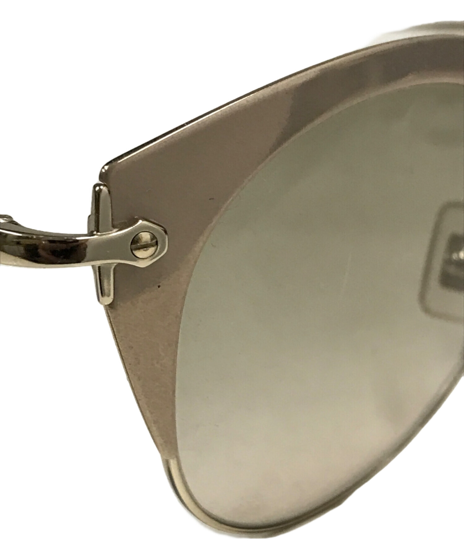 中古・古着通販】MIU MIU (ミュウミュウ) サングラス ベージュ サイズ