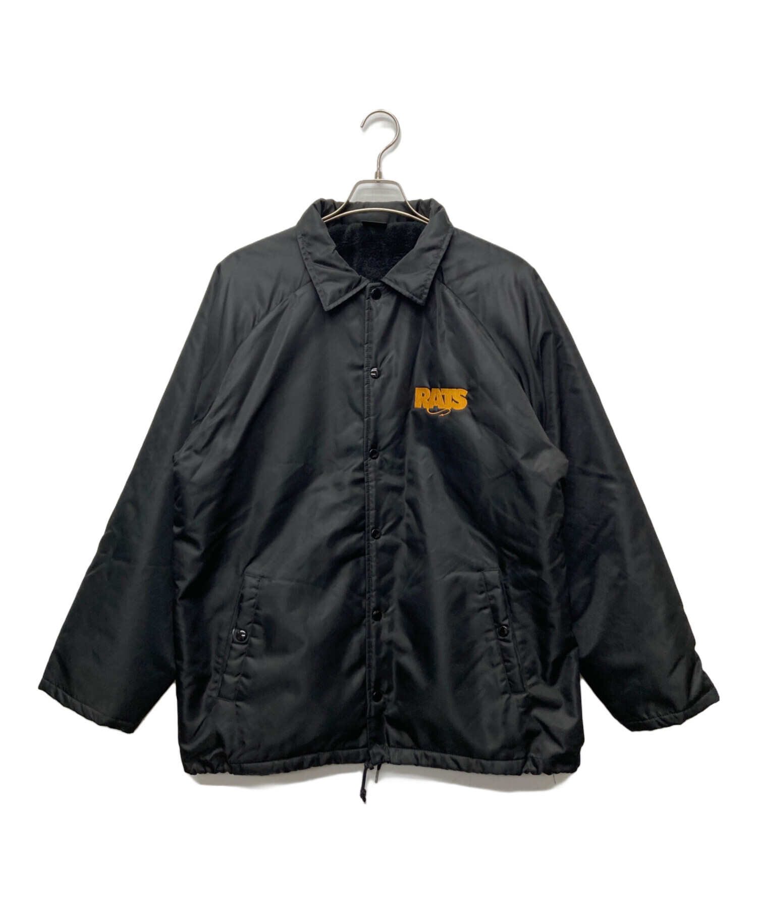 中古・古着通販】RATS (ラッツ) ボアコーチジャケット ブラック サイズ