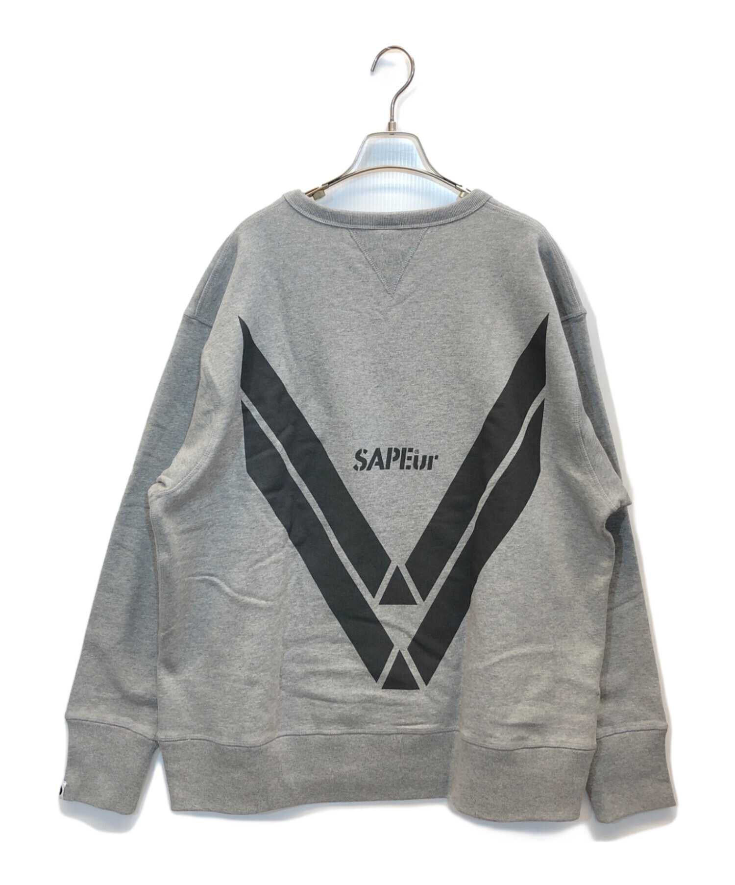 中古・古着通販】SAPEur (サプール) クルーネックスウェット グレー