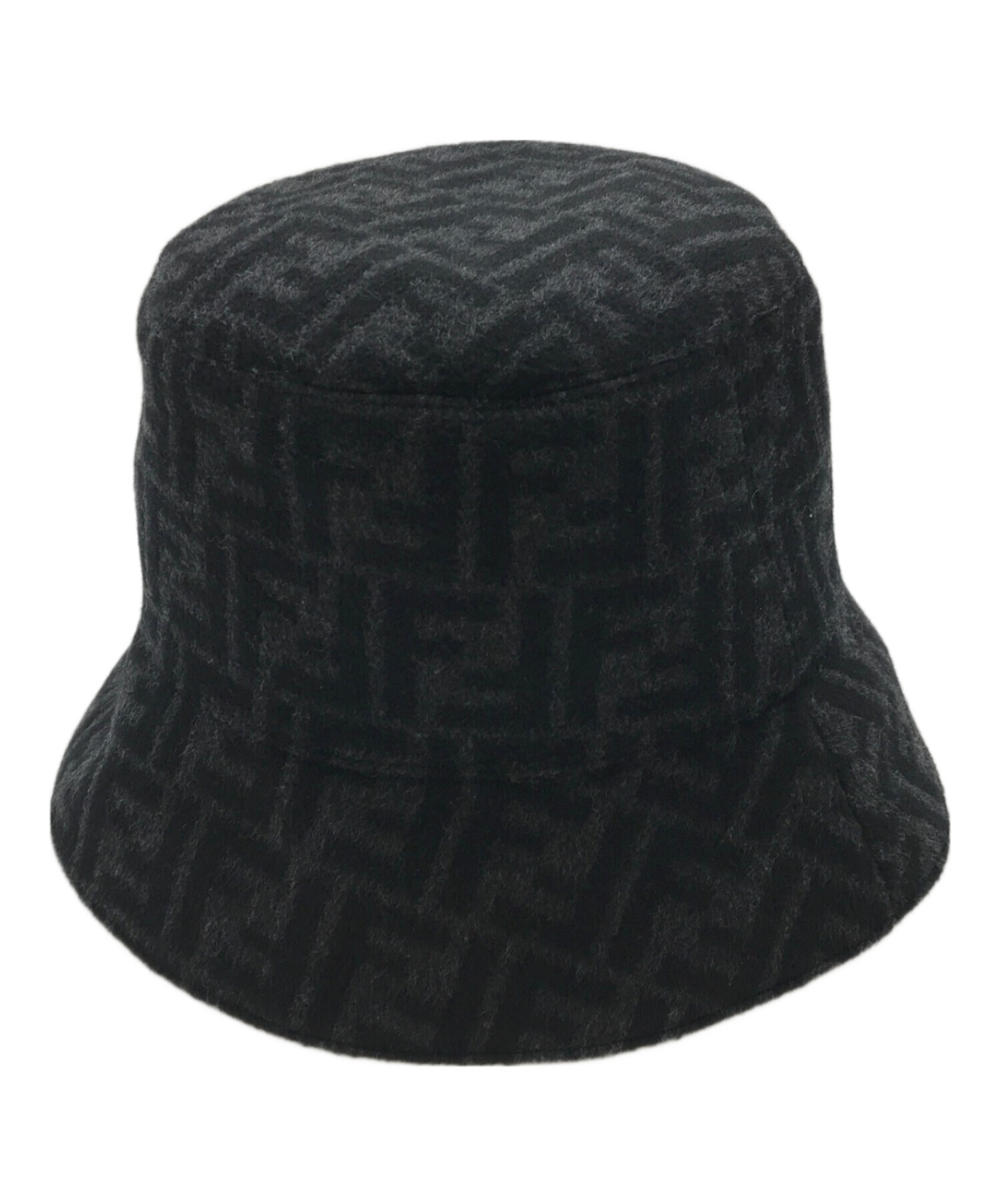 中古・古着通販】FENDI (フェンディ) ズッカバケットハット ブラック