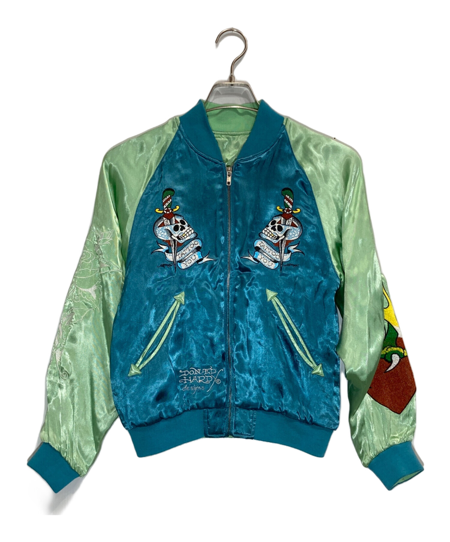 中古・古着通販】ED HARDY (エド ハーディー) スカジャン ブルー