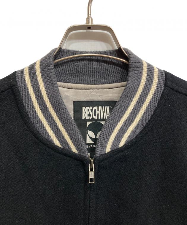 中古・古着通販】BESCHWA (ビィシュワ) 90s-00sスタジャン ブラック