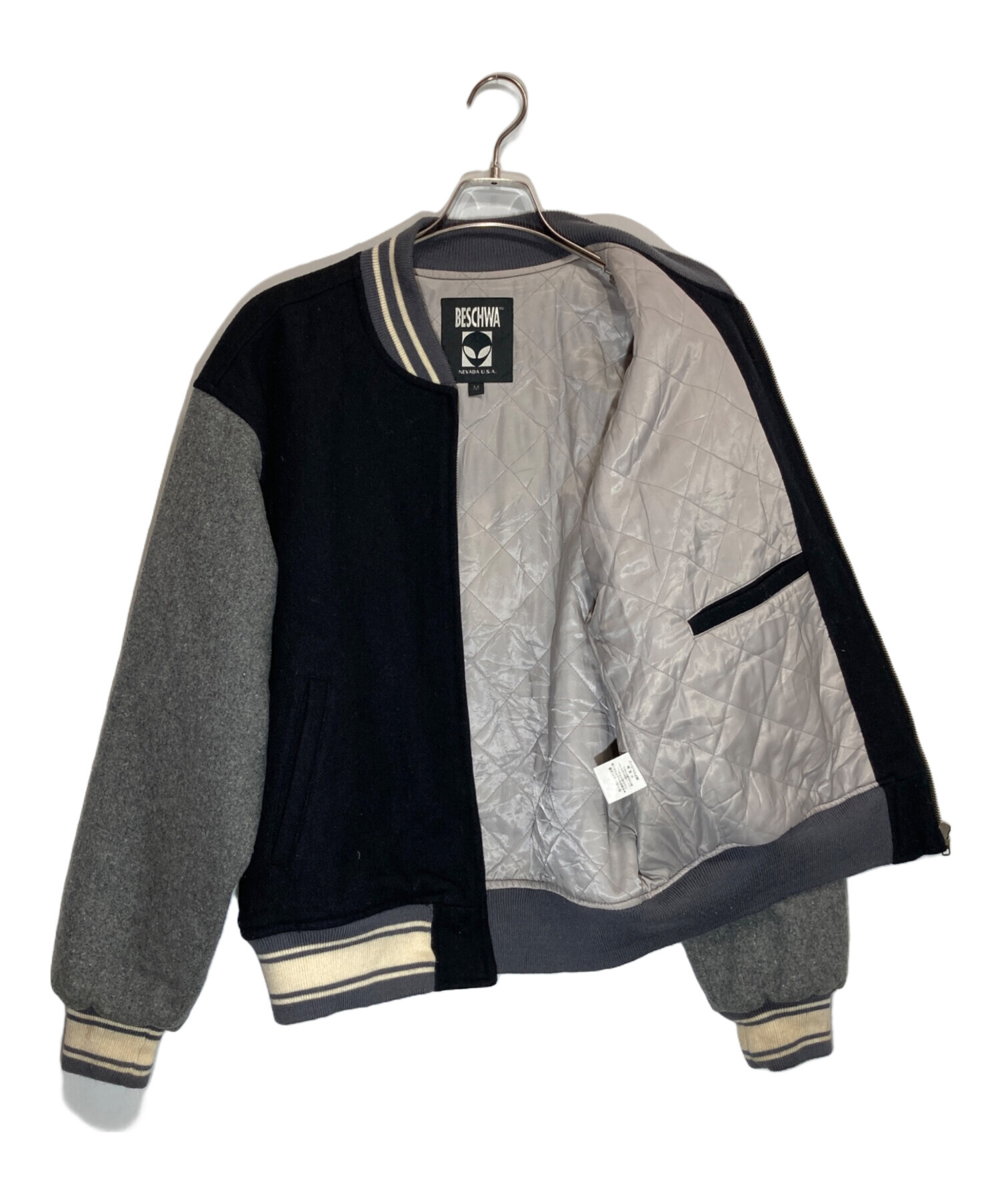 中古・古着通販】BESCHWA (ビィシュワ) 90s-00sスタジャン ブラック