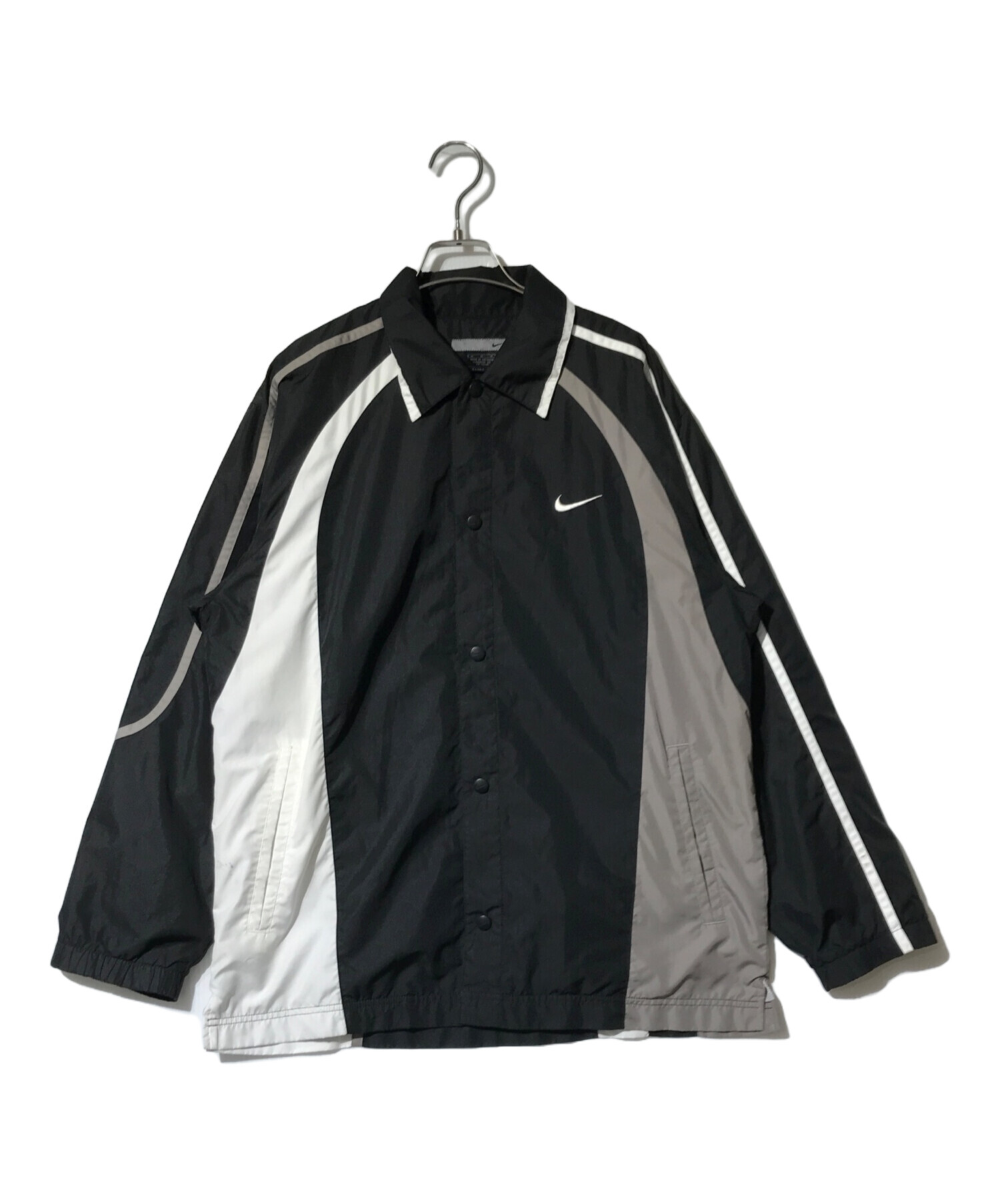 中古・古着通販】NIKE (ナイキ) 00s ナイロンジャケット ブラック