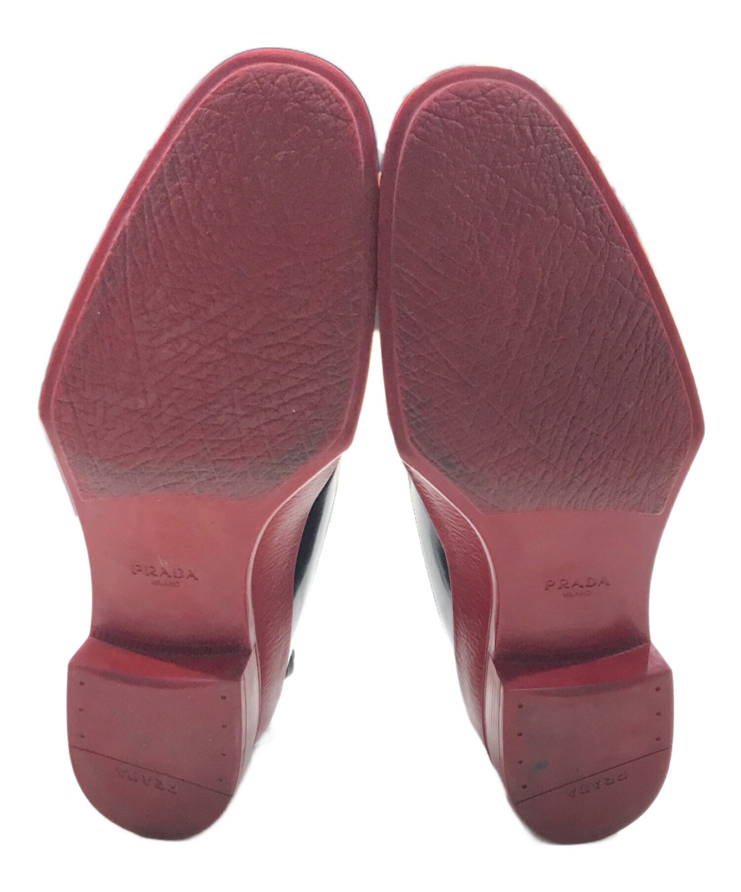 中古・古着通販】PRADA (プラダ) バイカラーラバーソールシューズ