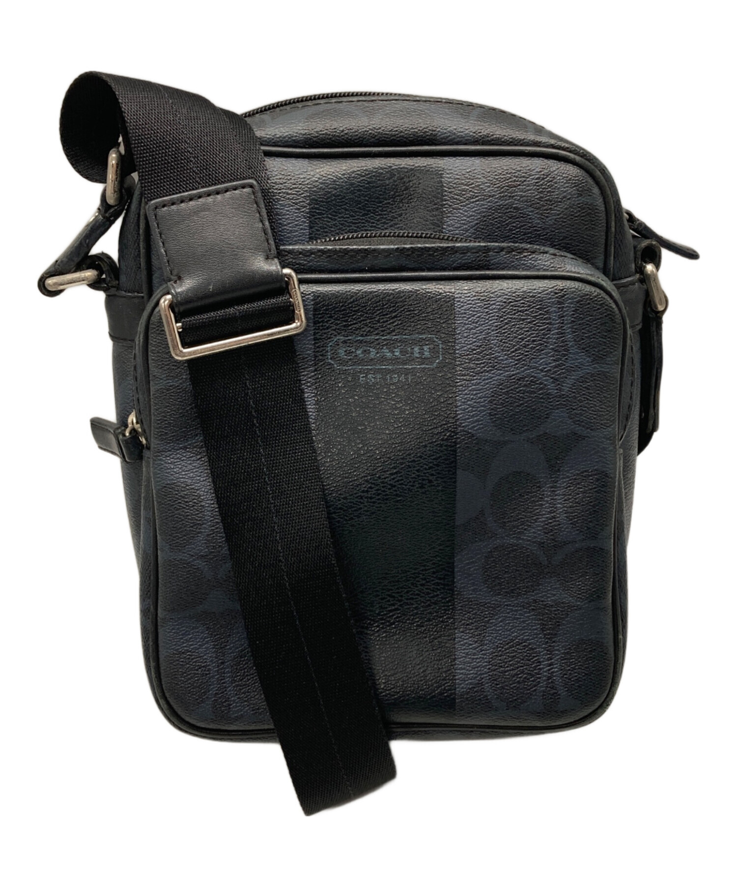 中古・古着通販】COACH (コーチ) ショルダーバッグ ネイビー｜ブランド