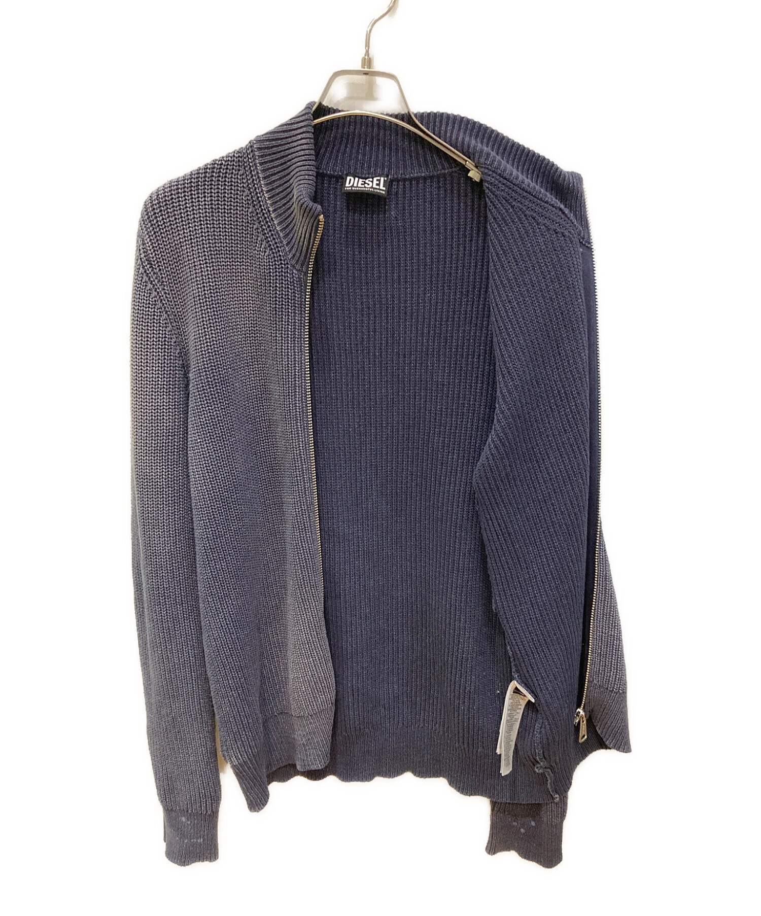 中古・古着通販】DIESEL (ディーゼル) ドライバーズニット ネイビー