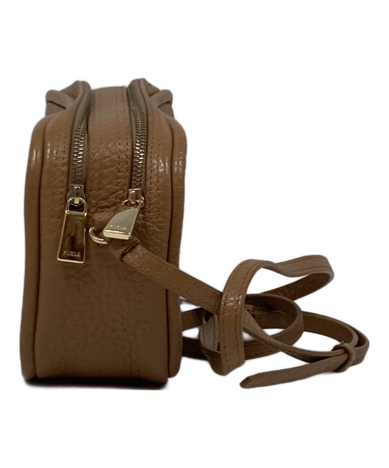 中古・古着通販】FURLA (フルラ) ショルダーバッグ ブラウン｜ブランド