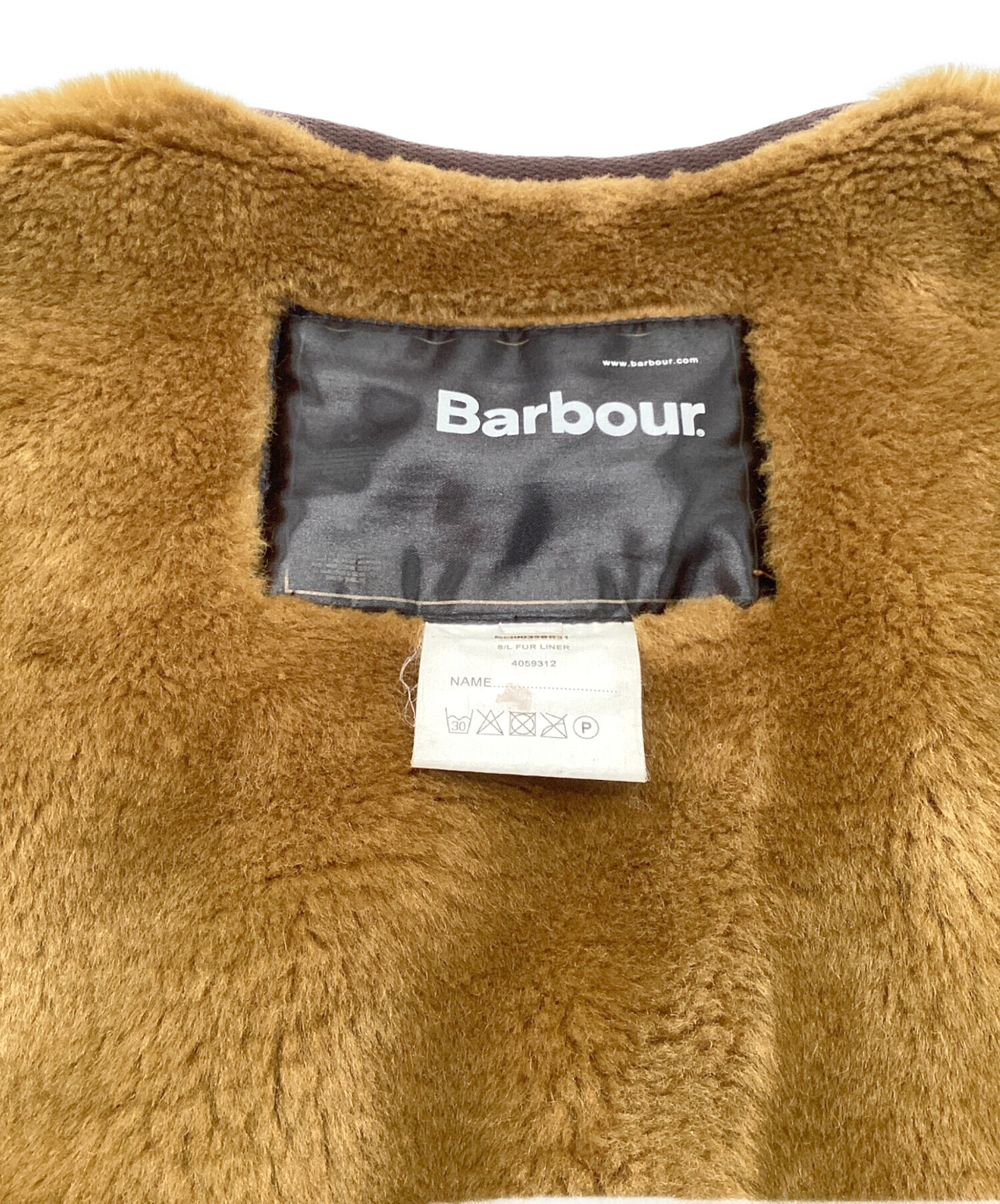 中古・古着通販】Barbour (バブアー) S/L FUR LINER / S/Lファー