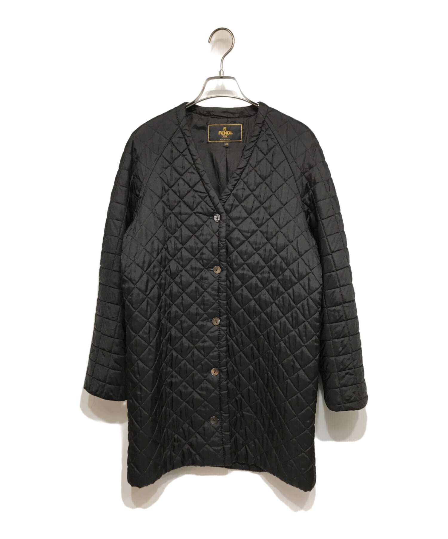 中古・古着通販】FENDI (フェンディ) ズッカ柄ステンカラーロング