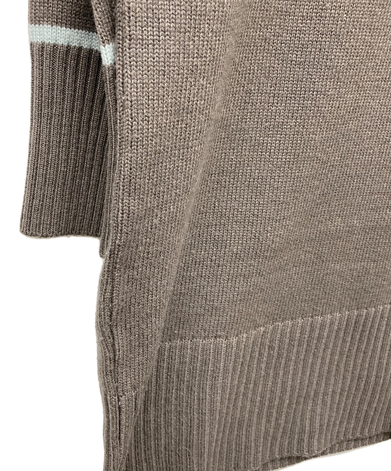 中古・古着通販】Rene (ルネ) ニットワンピース ブラウン サイズ:36