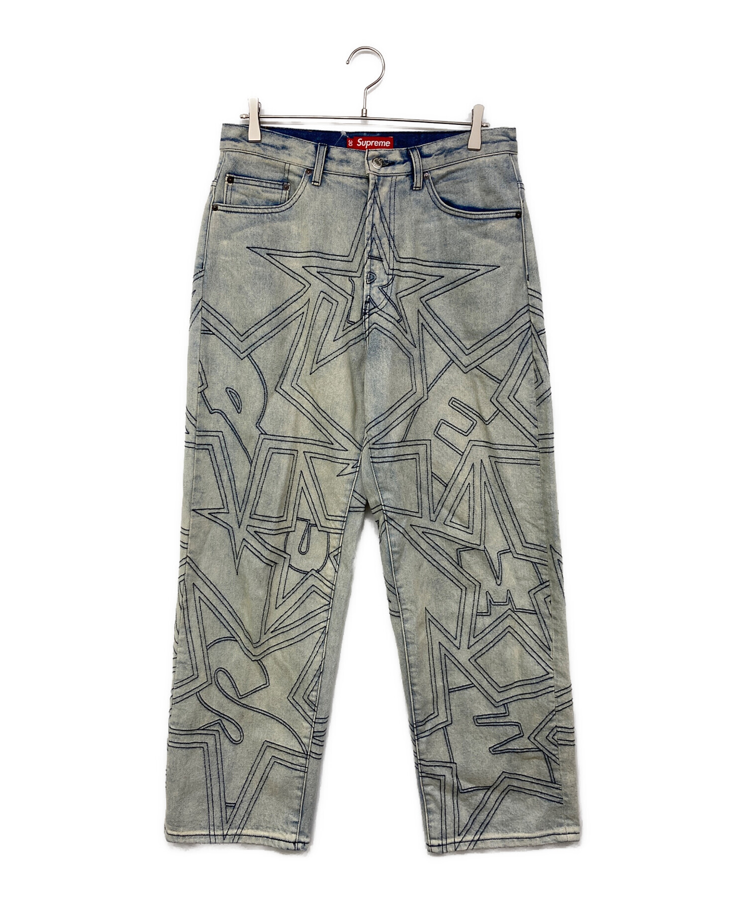 中古・古着通販】Supreme (シュプリーム) stars topstitch baggy jean
