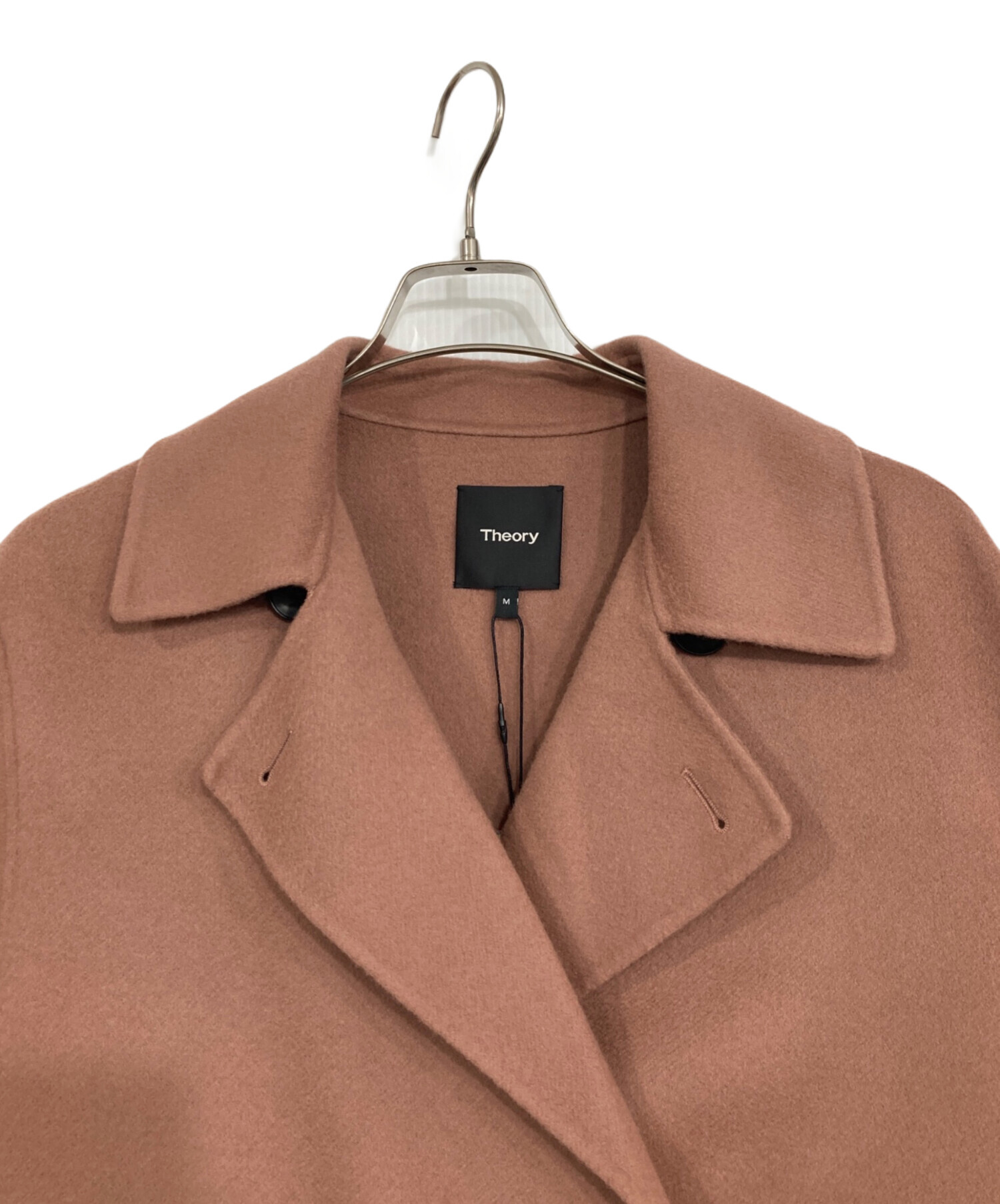 中古・古着通販】theory (セオリー) Pコート ブラウン サイズ:M