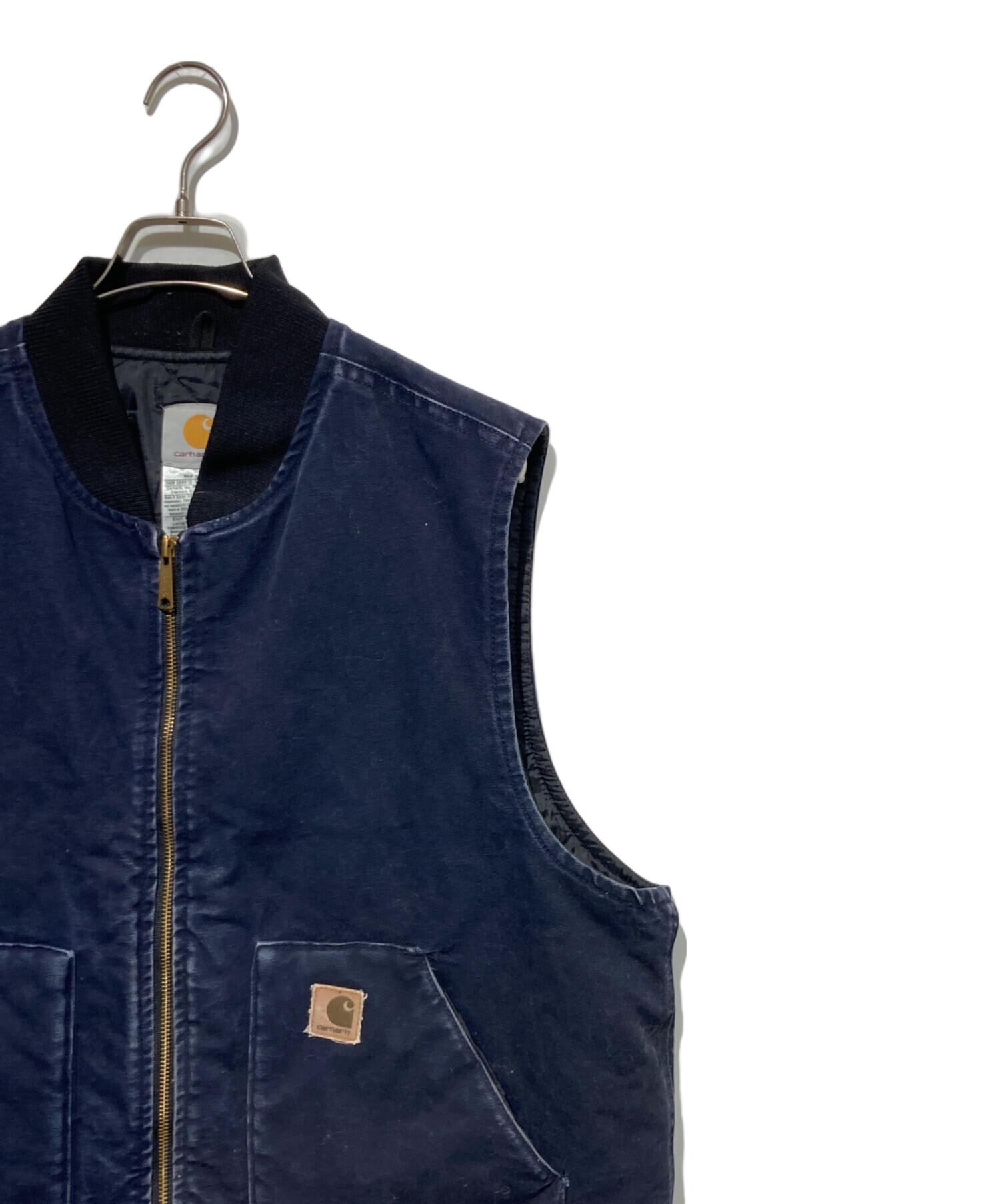 中古・古着通販】CarHartt (カーハート) ダックベスト ネイビー サイズ