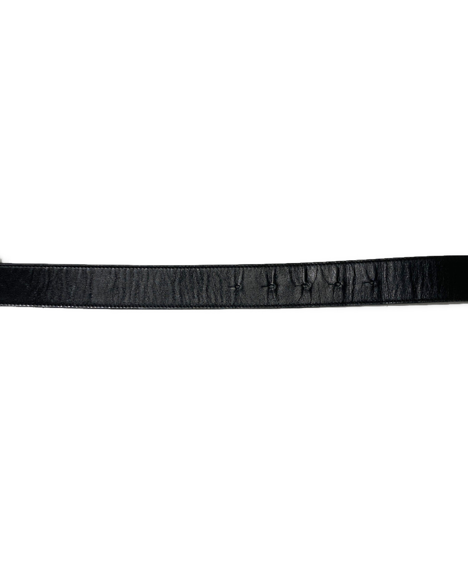 中古・古着通販】DIOR HOMME (ディオール オム) レザーベルト ブラック