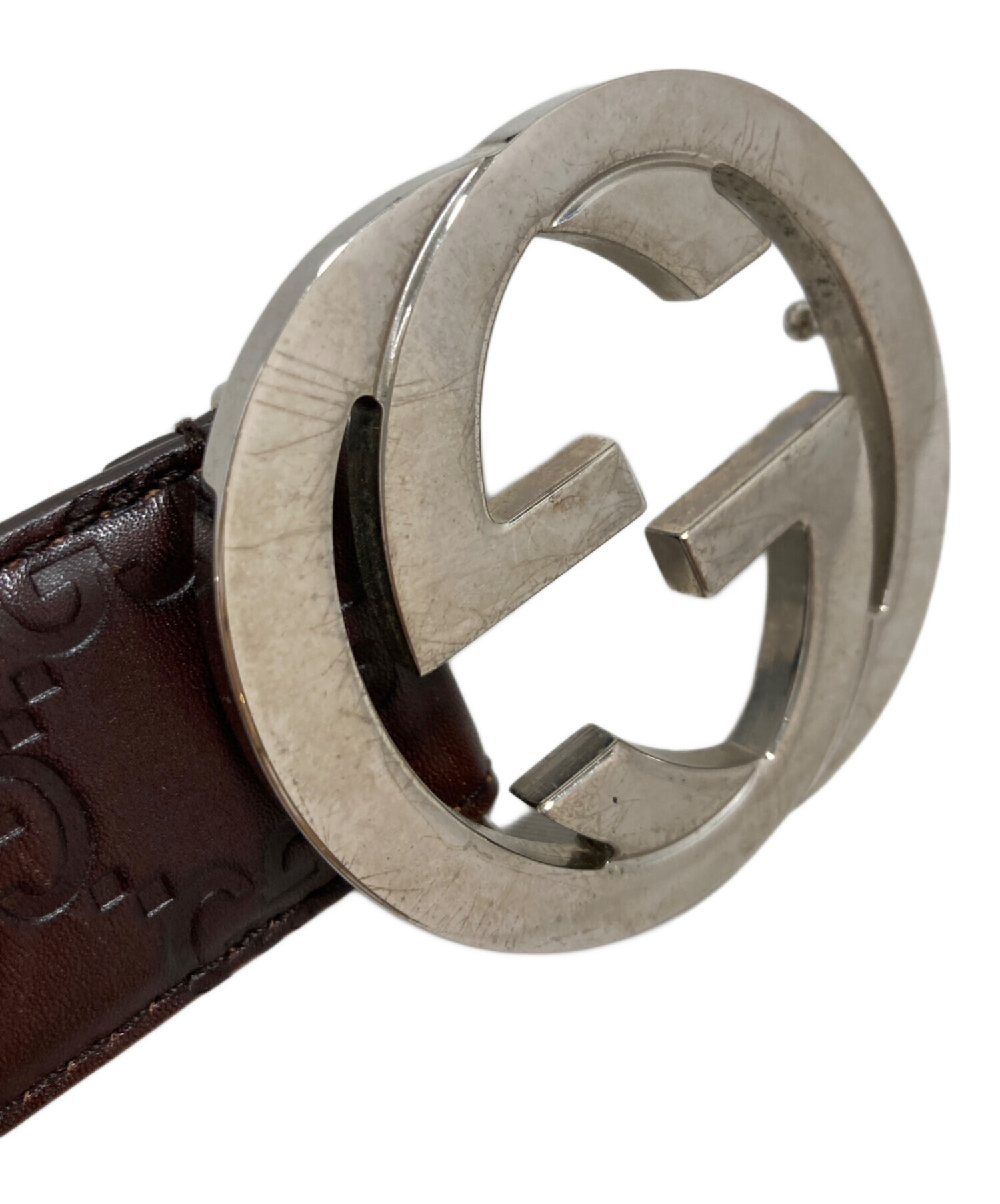 中古・古着通販】GUCCI (グッチ) ベルト ブラウン｜ブランド・古着通販