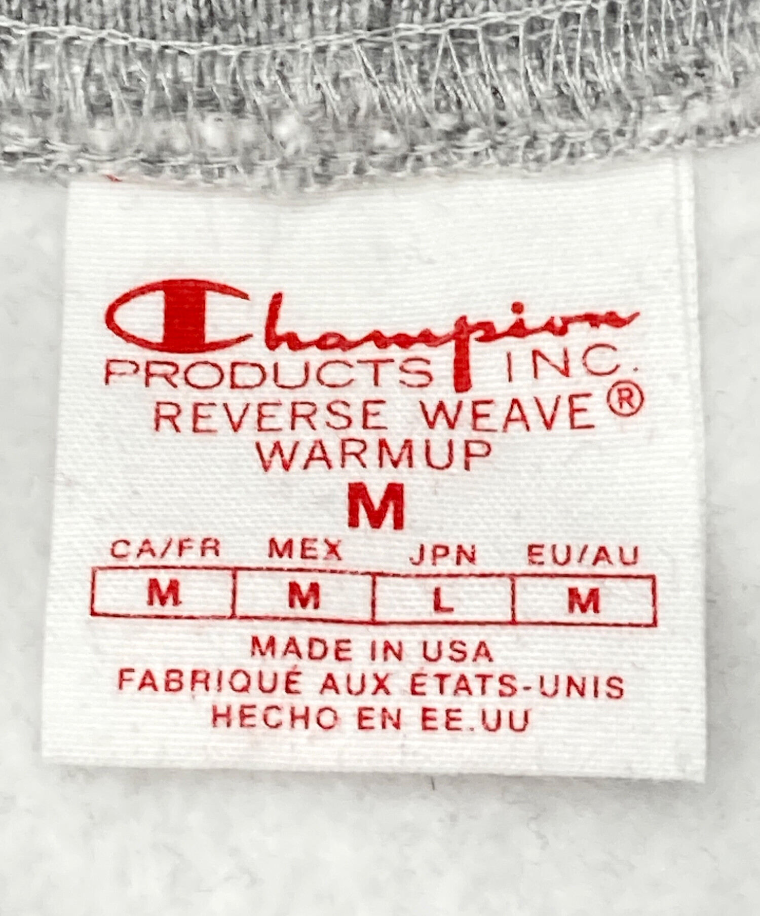 中古・古着通販】Champion (チャンピオン) 復刻赤タグリバースウィーブ