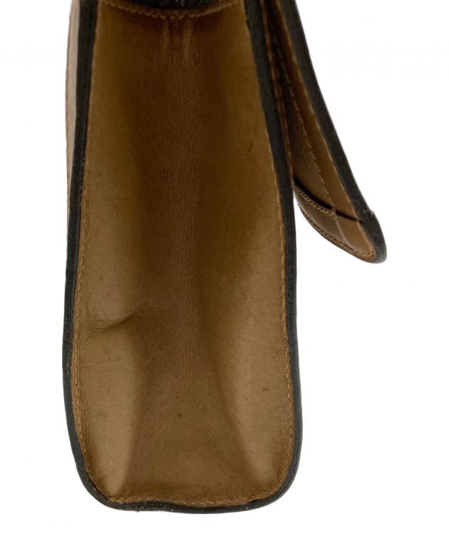 中古・古着通販】GUCCI (グッチ) OLDスエードクラッチバッグ ブラウン