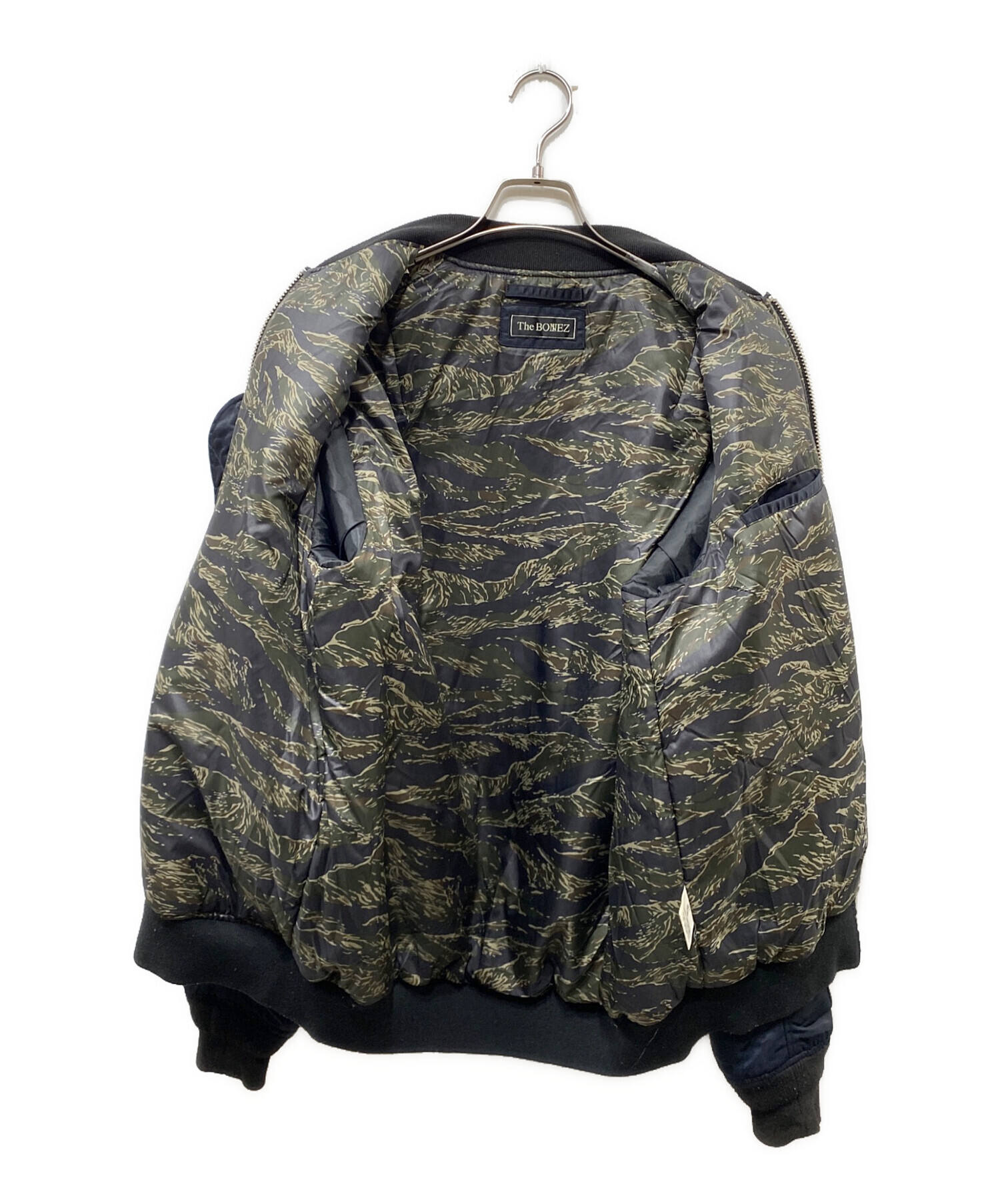 中古・古着通販】THE BONEZ (ザボーンズ) MA-1ジャケット ブラック