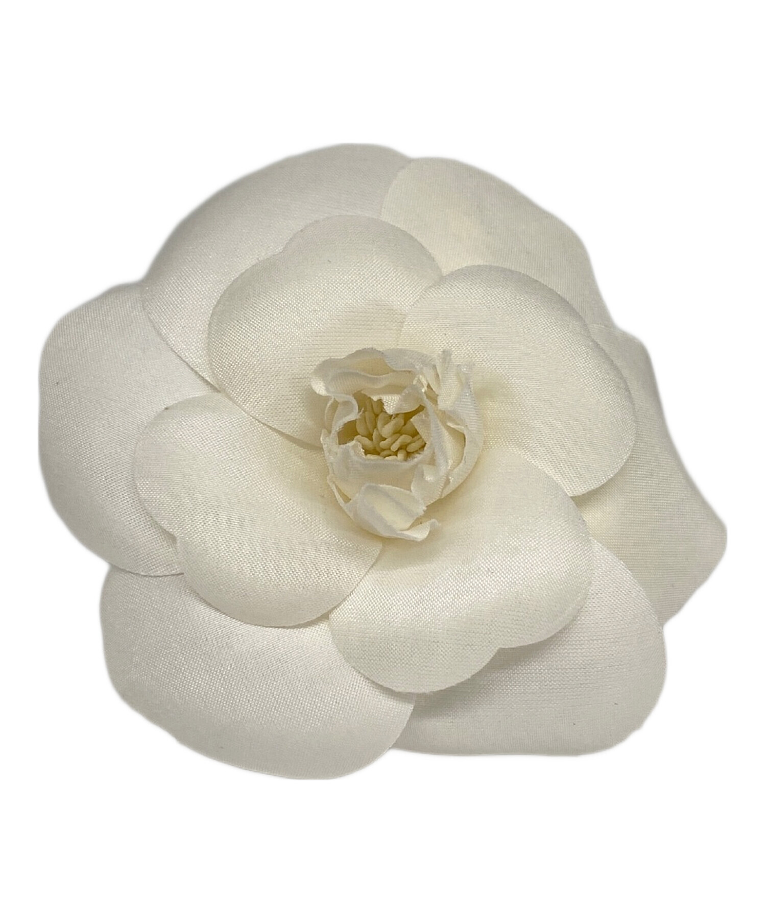 中古・古着通販】CHANEL (シャネル) カメリア ブローチ ホワイト