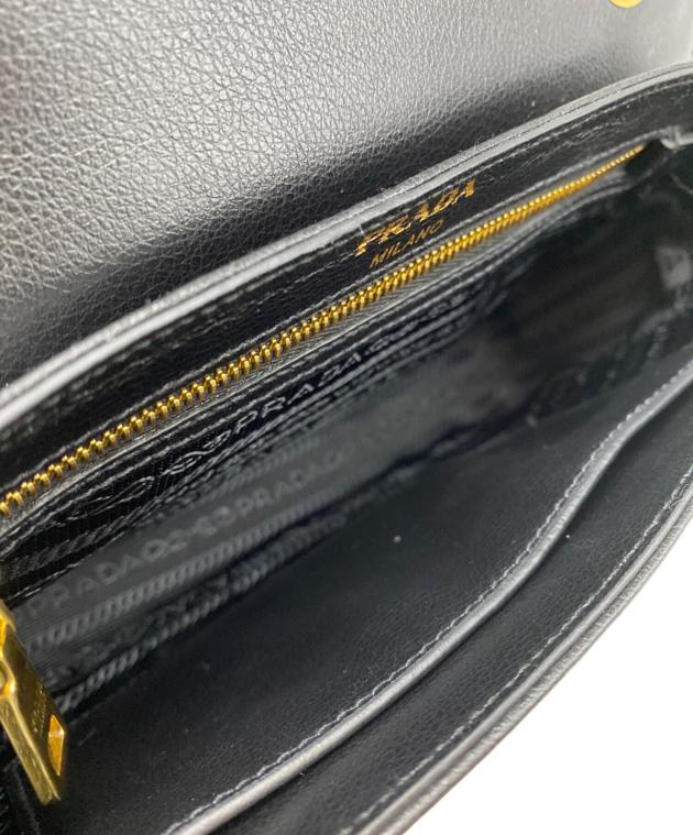 中古・古着通販】PRADA (プラダ) スタッズチェーンショルダーバッグ