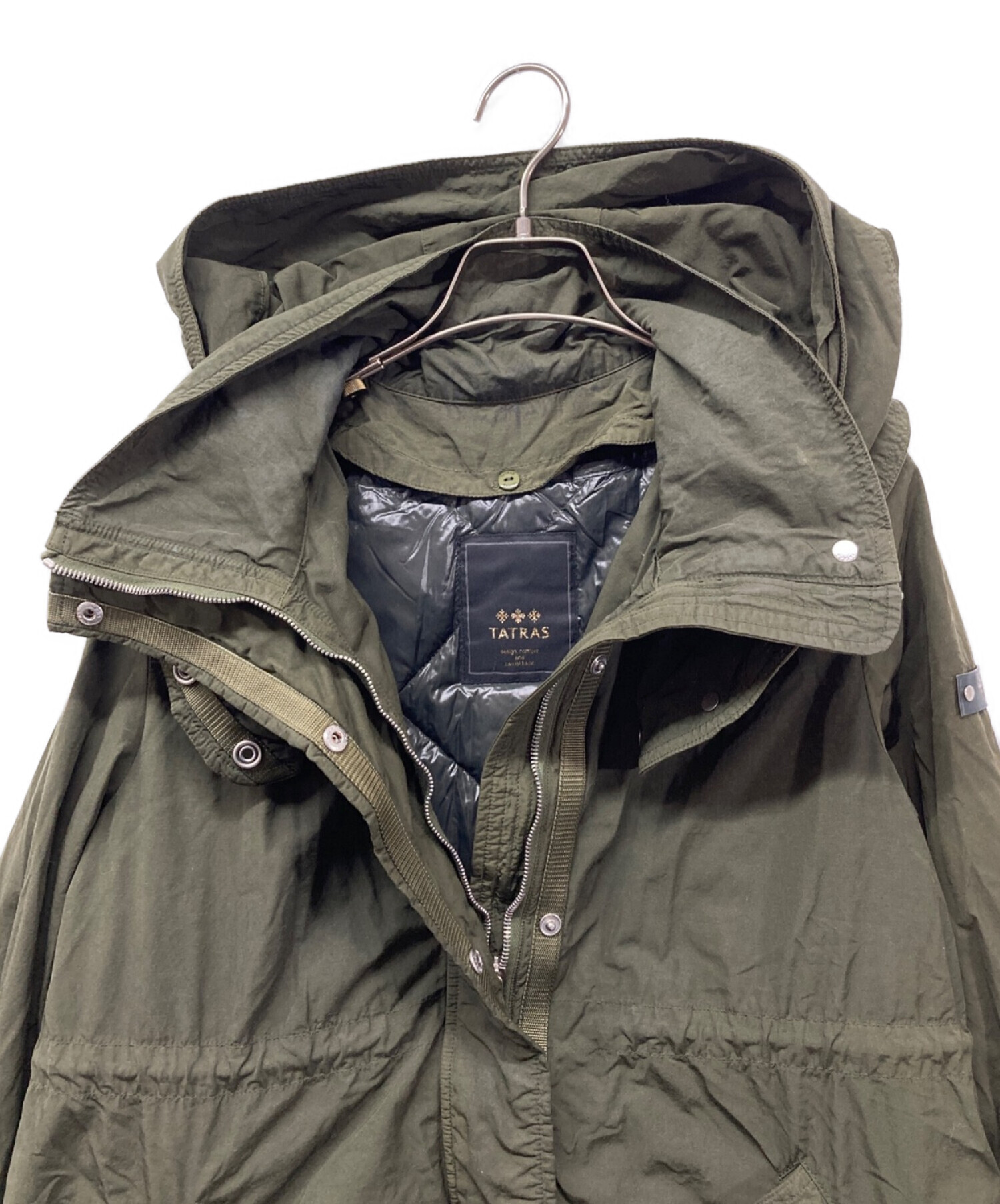 中古・古着通販】TATRAS (タトラス) ダウンライナー付製品染めモッズ