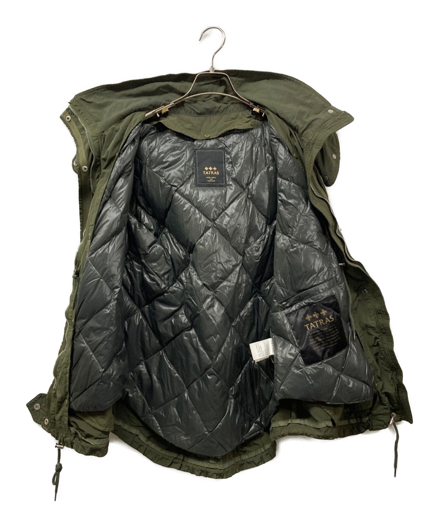 中古・古着通販】TATRAS (タトラス) ダウンライナー付製品染めモッズ