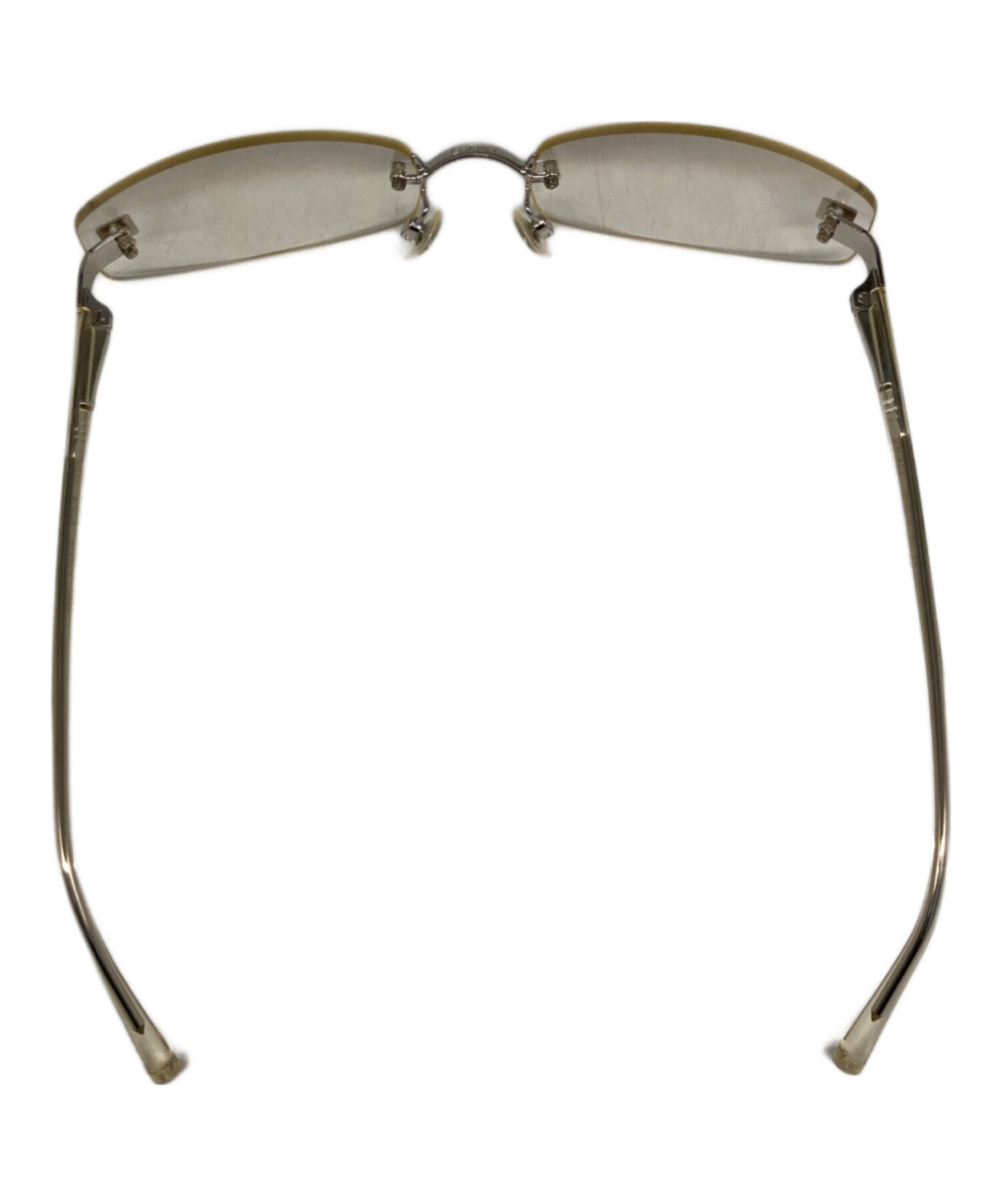 中古・古着通販】CHANEL (シャネル) ココマークリムレス眼鏡 シルバー