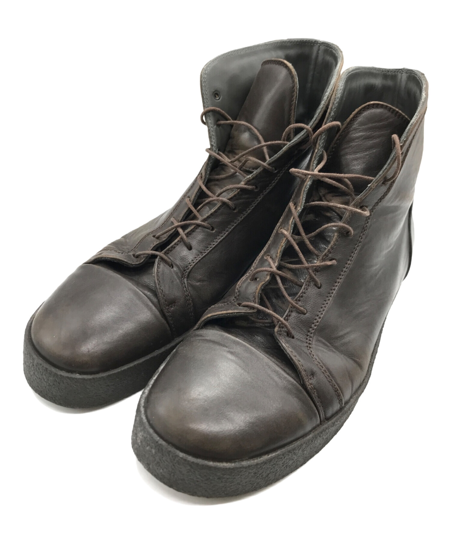 中古・古着通販】JIL SANDER (ジルサンダー) レースアップブーツ