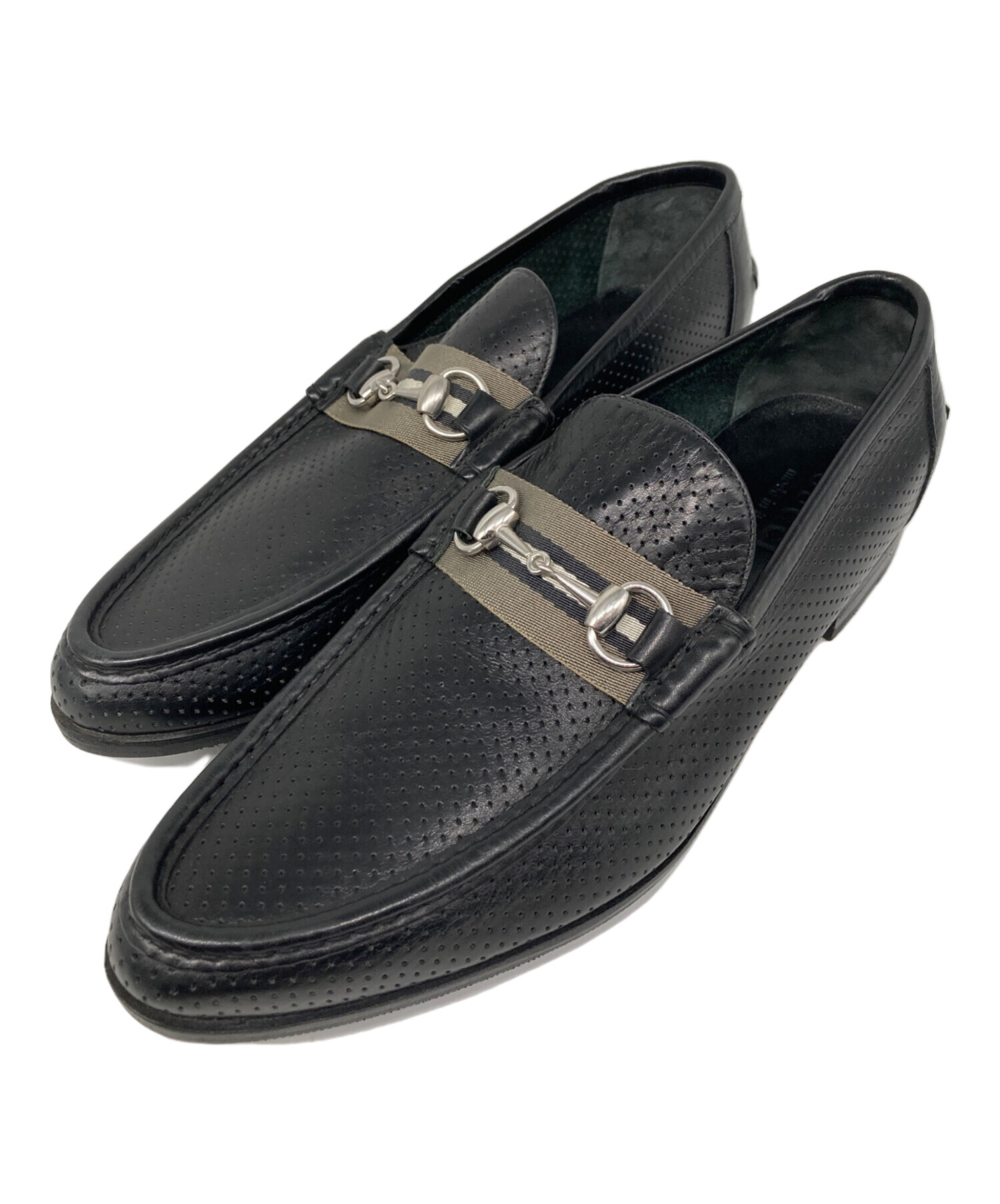 中古・古着通販】GUCCI (グッチ) パンチングレザーホースビット