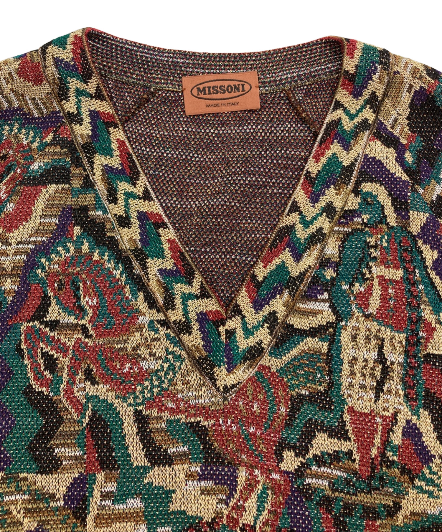 中古・古着通販】missoni (ミッソーニ) ニットワンピース マルチカラー