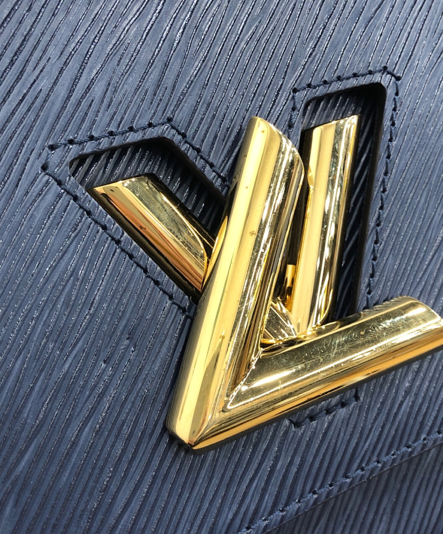 中古・古着通販】LOUIS VUITTON (ルイ ヴィトン) ツイストMM ネイビー