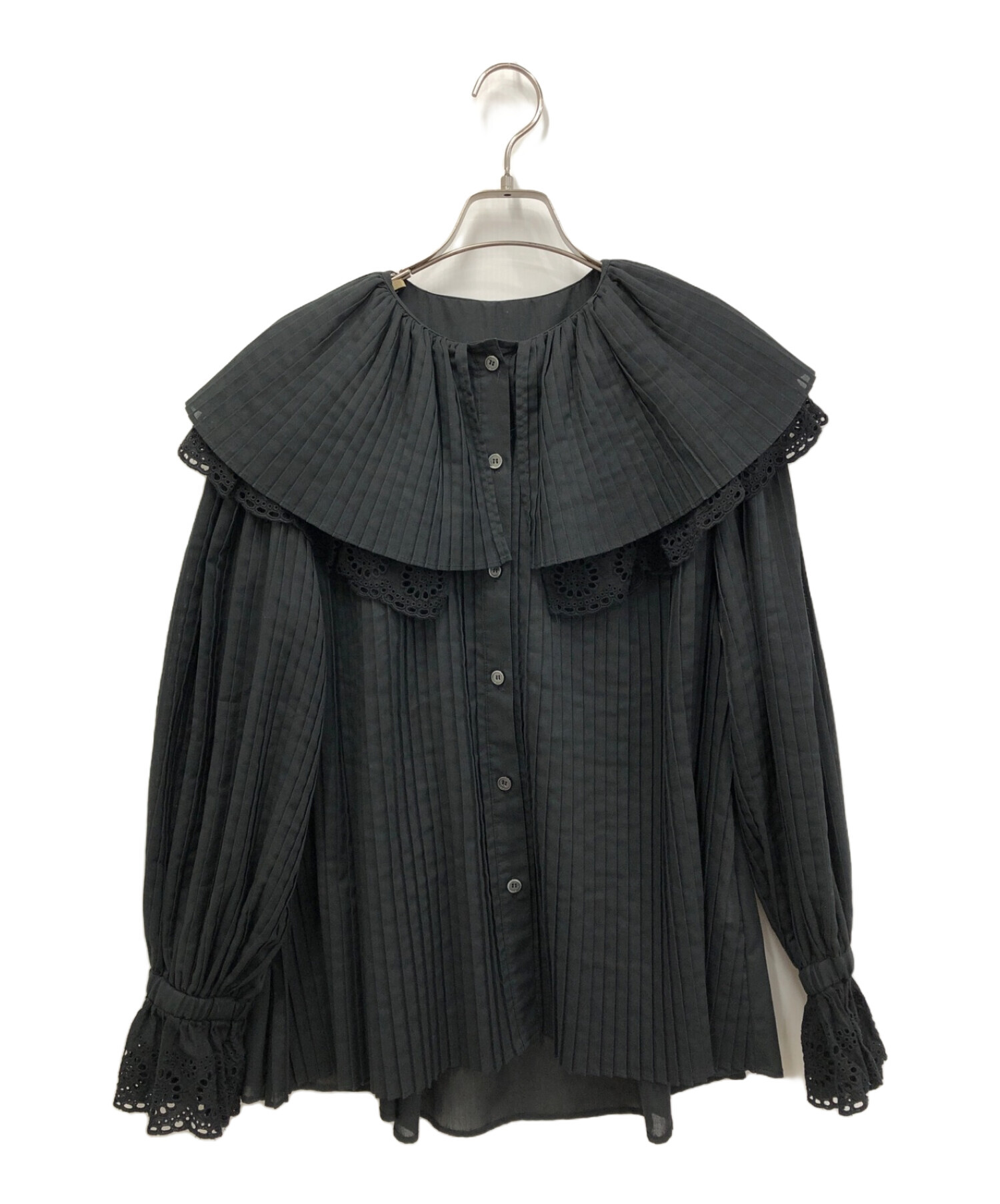 中古・古着通販】rosy monster (ロージーモンスター) プリーツブラウス