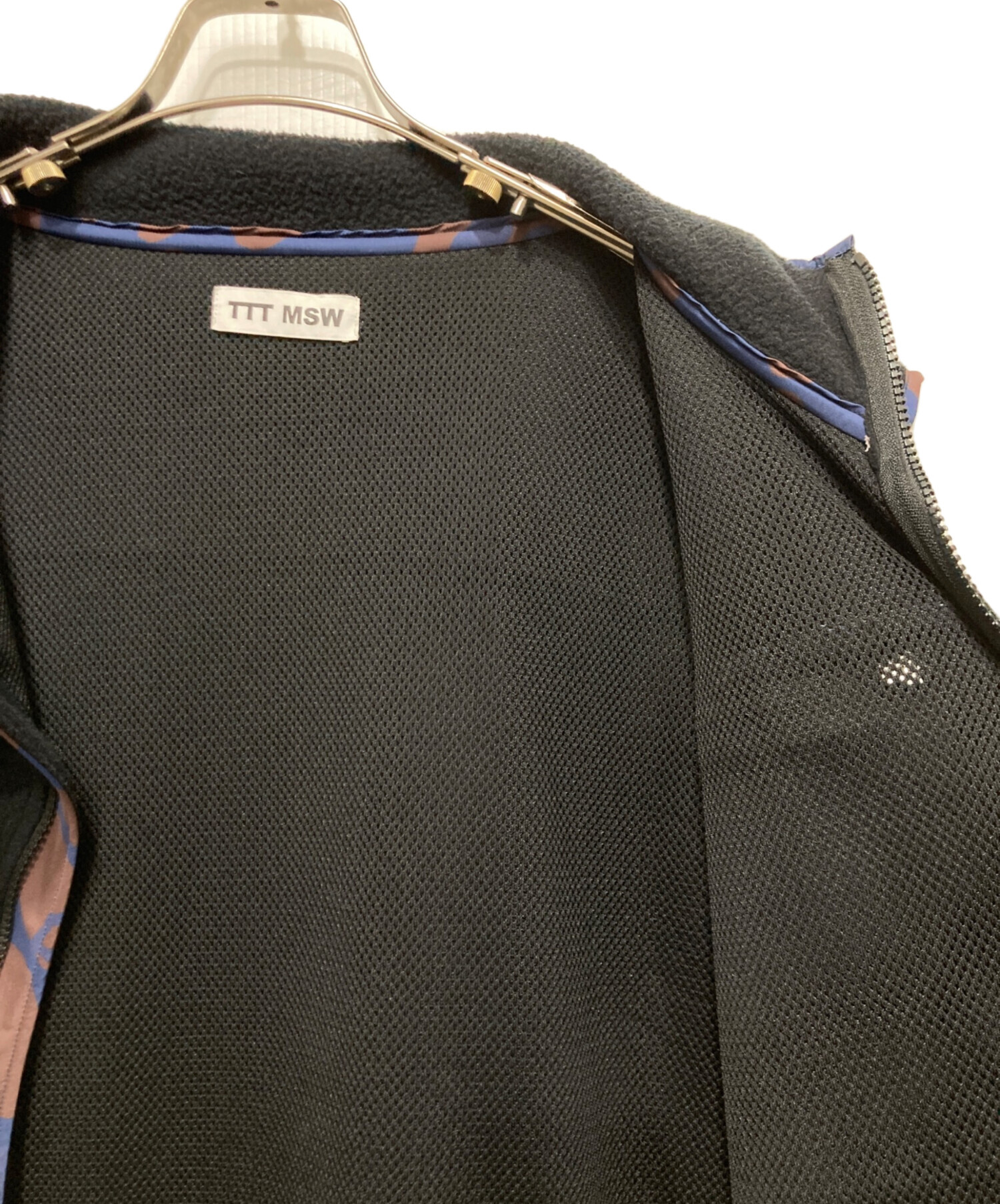 中古・古着通販】TTT MSW (ティー) パイピングフリースベスト/Piping