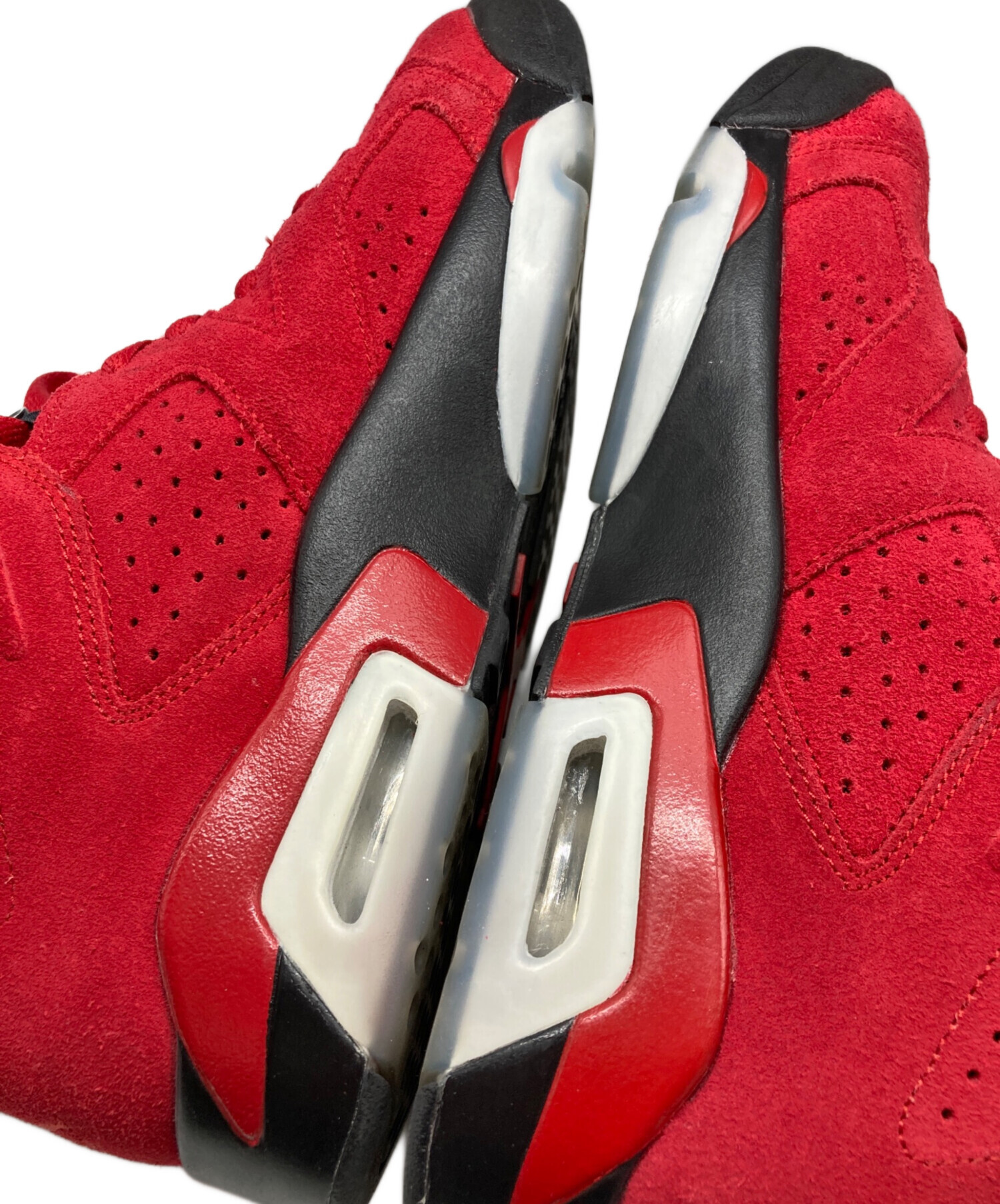 中古・古着通販】NIKE (ナイキ) AIR JORDAN 6 RETRO レッド サイズ:27