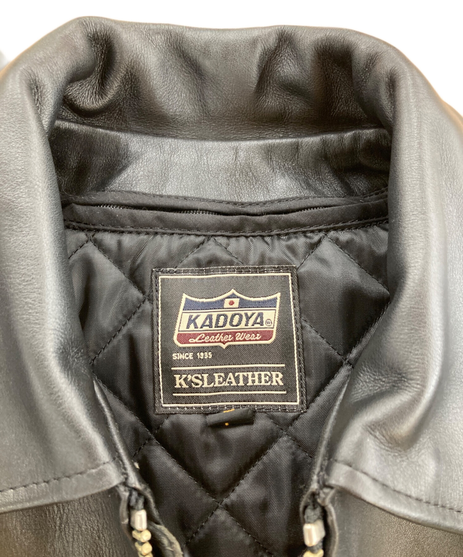 中古・古着通販】KADOYA (カドヤ) ライナー付シングルライダース