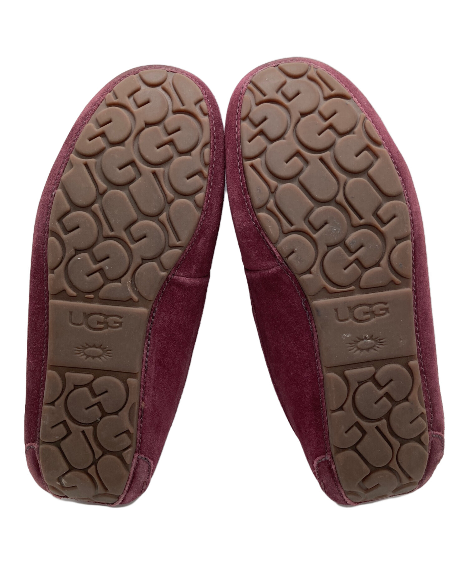 中古・古着通販】UGG (アグ) モカシンシューズ レッド サイズ:25