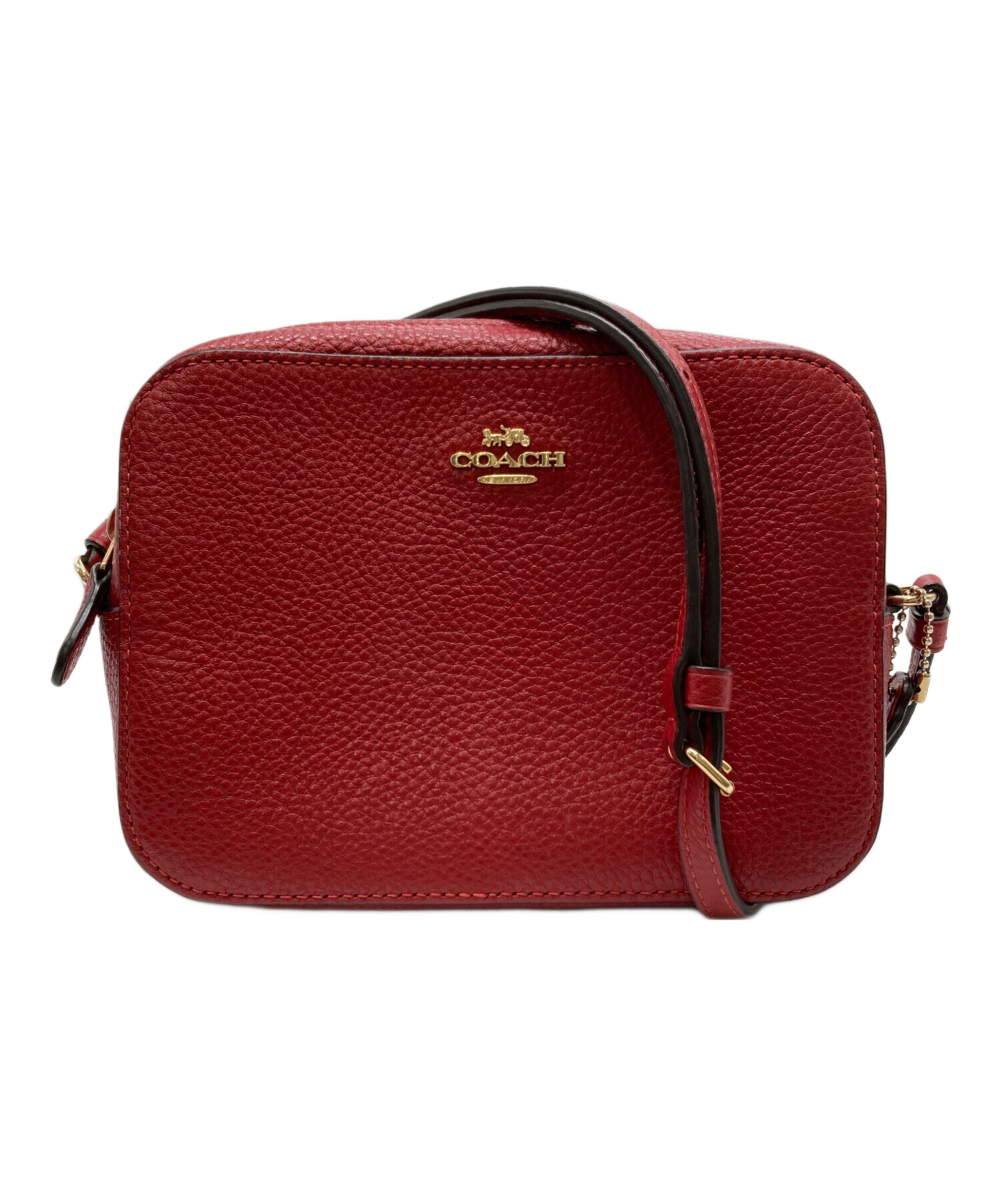 中古・古着通販】COACH (コーチ) ショルダーバッグ レッド｜ブランド