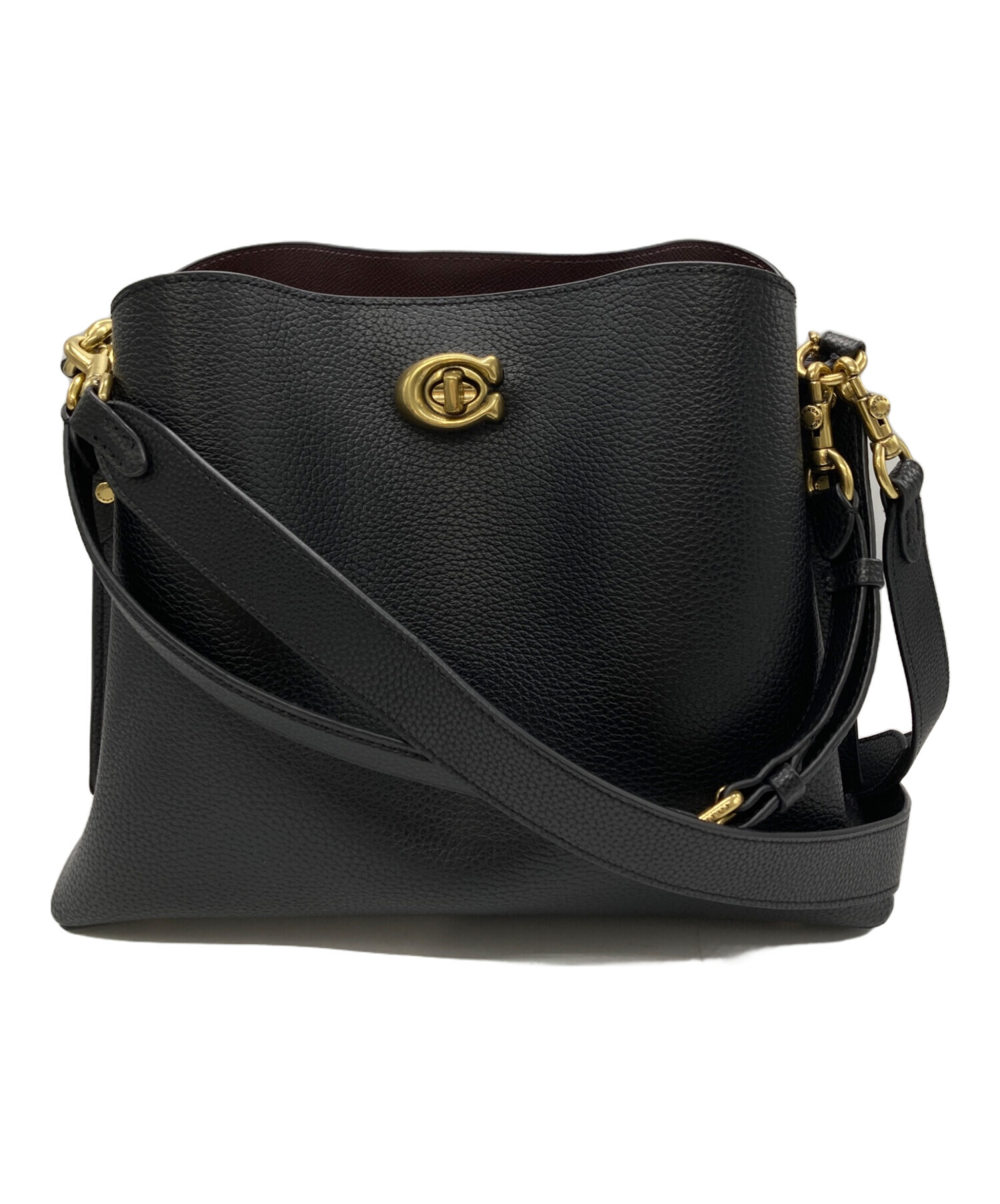 中古・古着通販】COACH (コーチ) ウィロウショルダーバッグ ブラック