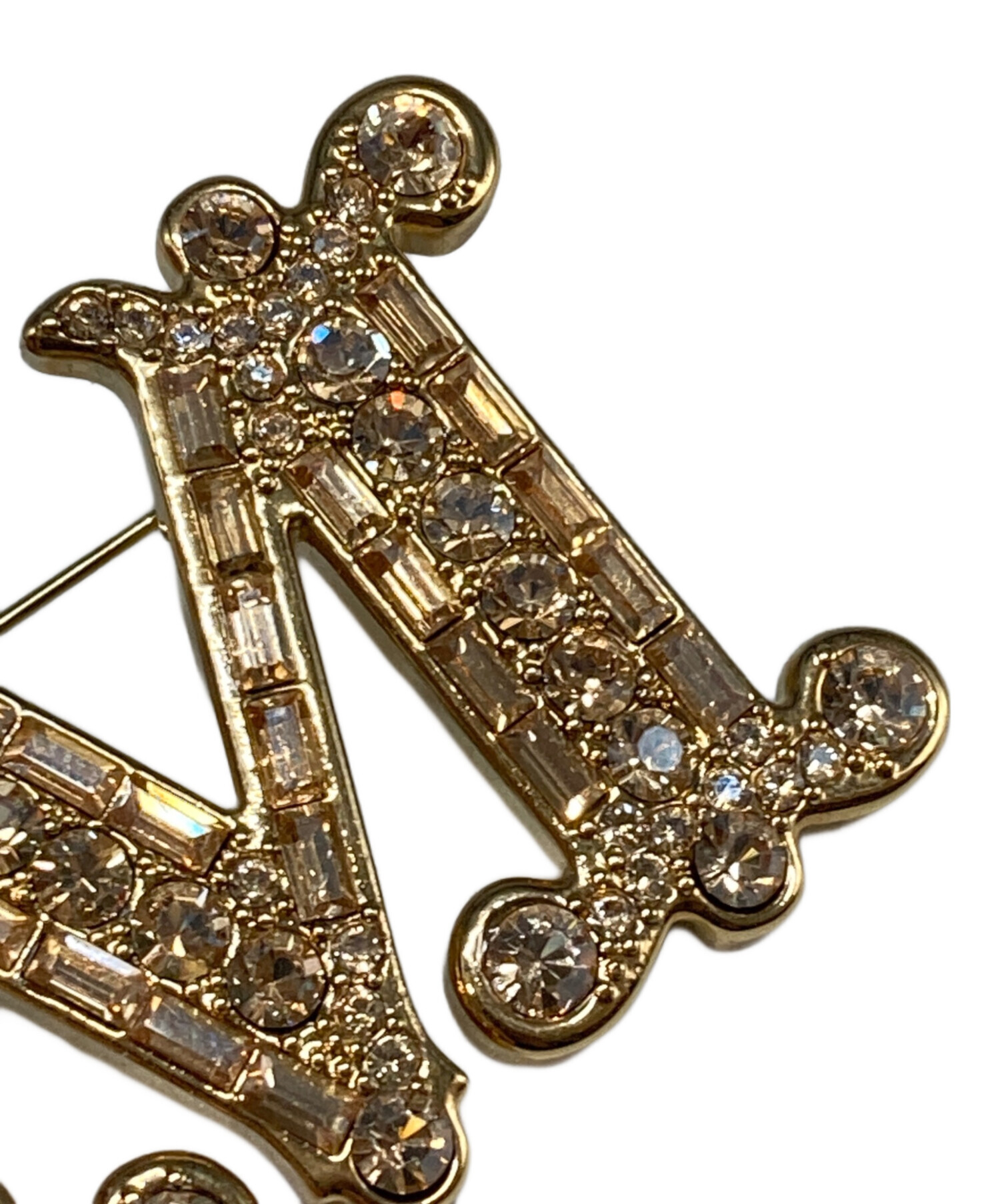 中古・古着通販】MaxMara (マックスマーラ) クリスタルブローチ 002-B