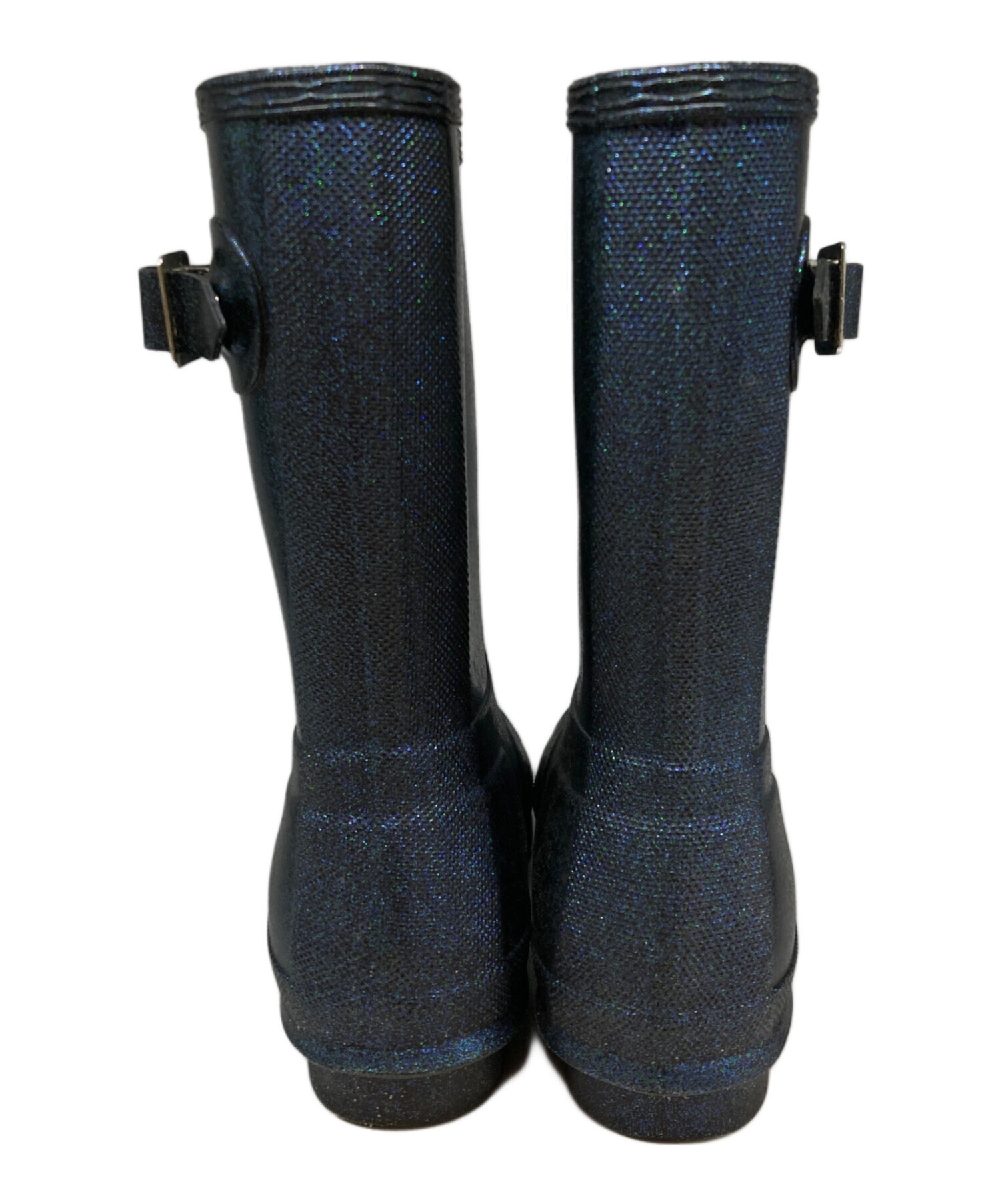 中古・古着通販】HUNTER (ハンター) バックル付きラメ入りレインブーツ