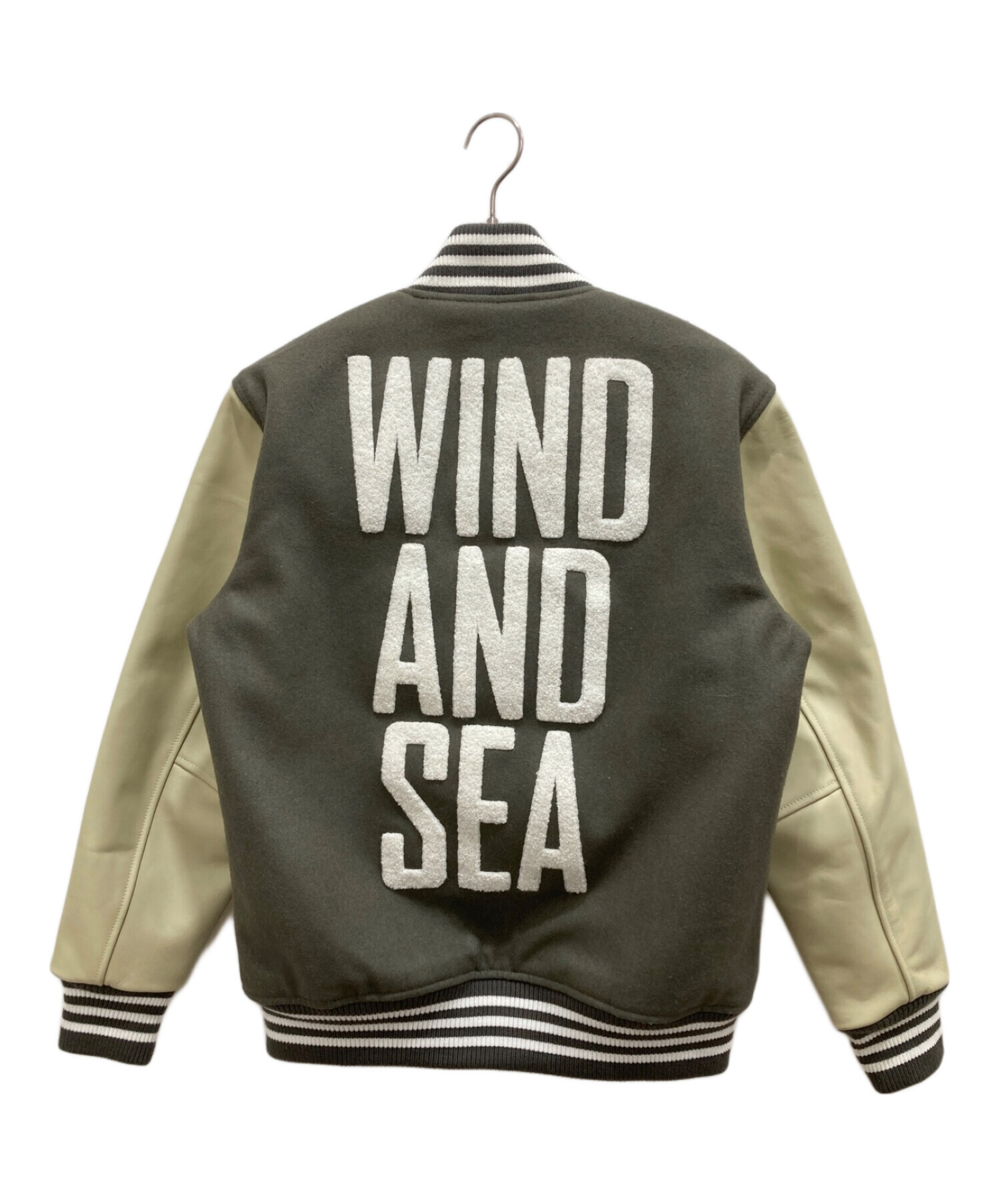 中古・古着通販】WIND AND SEA (ウィンダンシー) 袖レザースタジャン