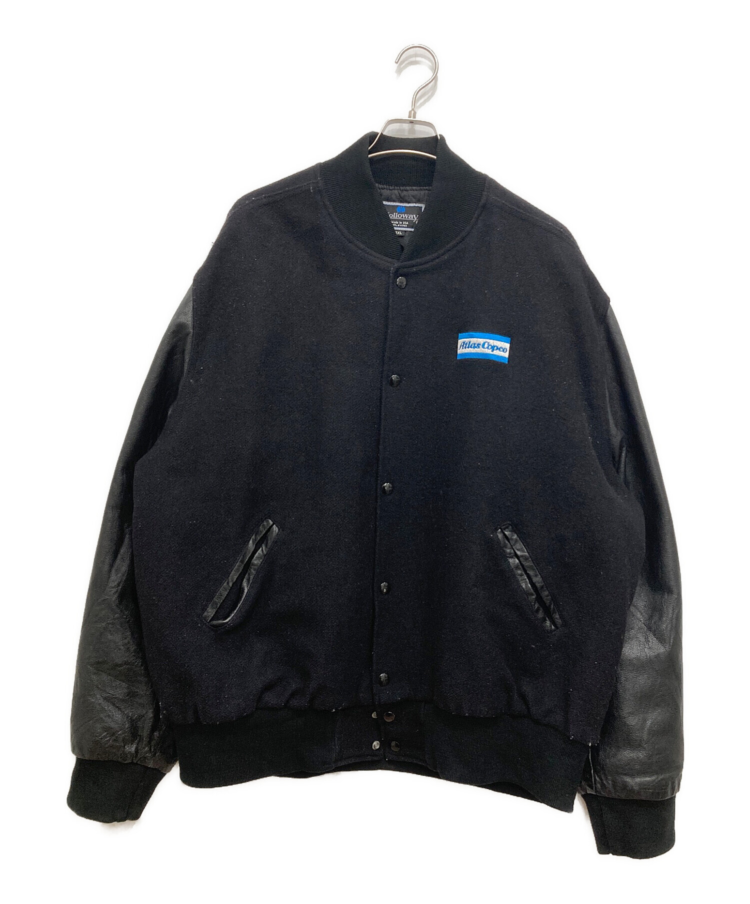 中古・古着通販】Holloway (ホロウェイ) スタジャン ブラック サイズ