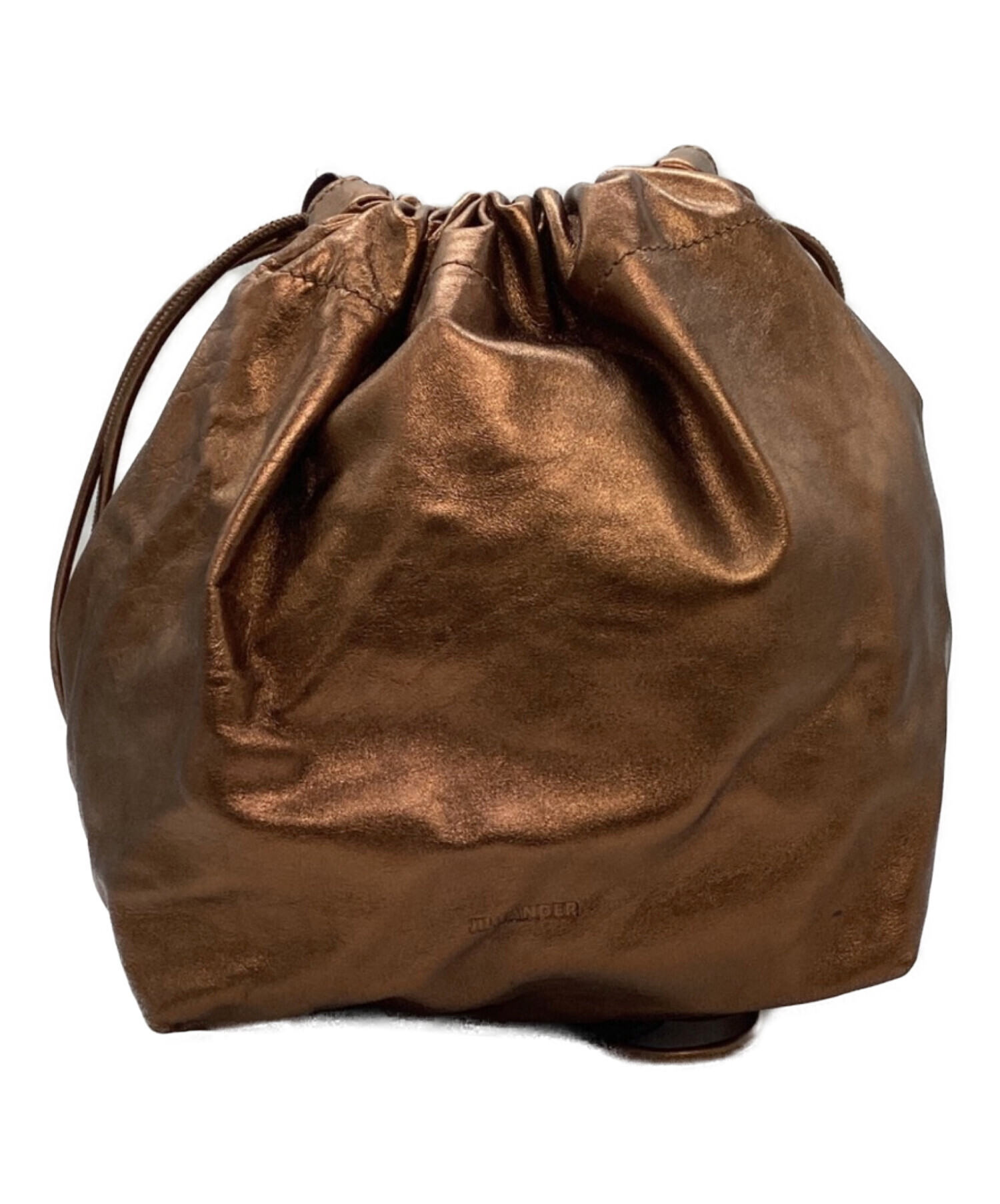 中古・古着通販】JIL SANDER (ジルサンダー) レザー巾着バッグ