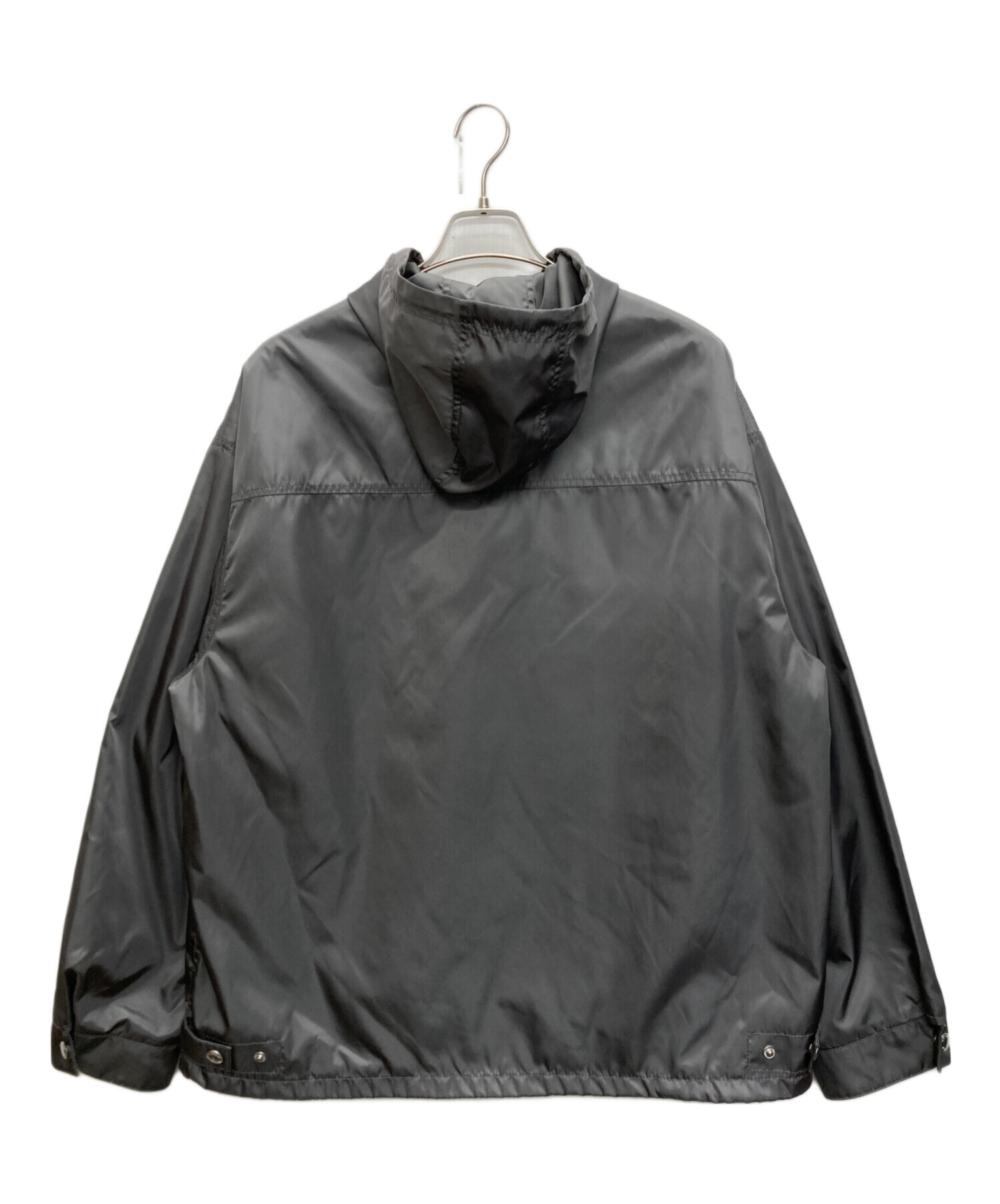 中古・古着通販】PRADA (プラダ) ナイロンアノラックジャケット グレー
