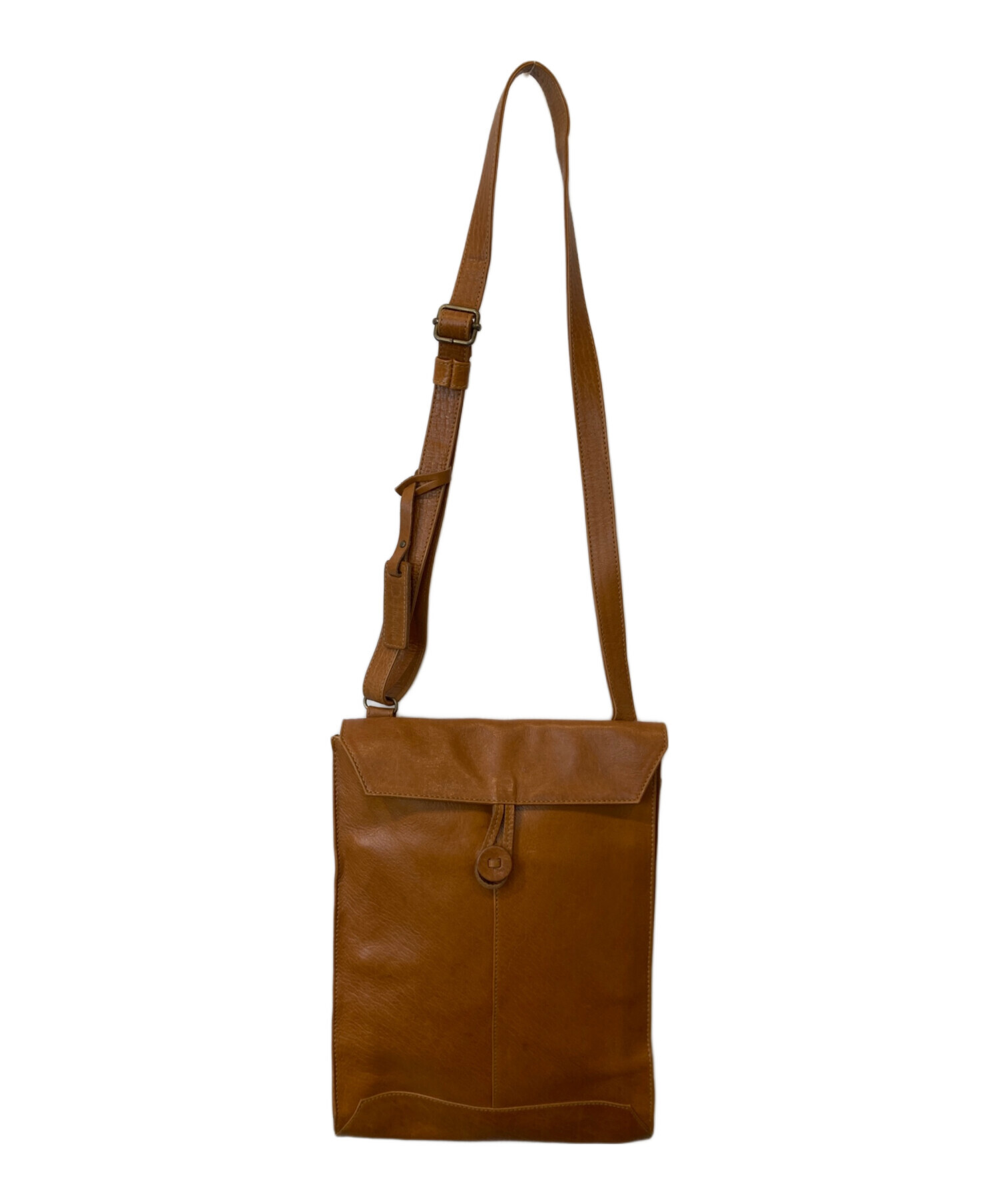 中古・古着通販】MOTHERHOUSE (マザーハウス) レザーショルダーバッグ