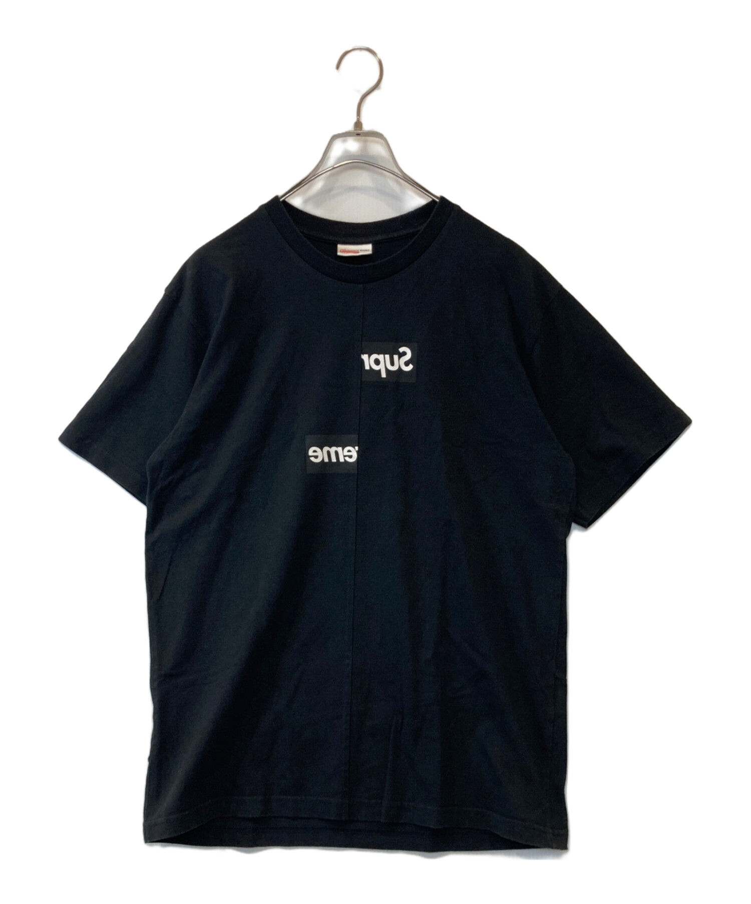 Supreme 木村拓哉着用 supreme Split Tee ブラックMサイズ Split Tee